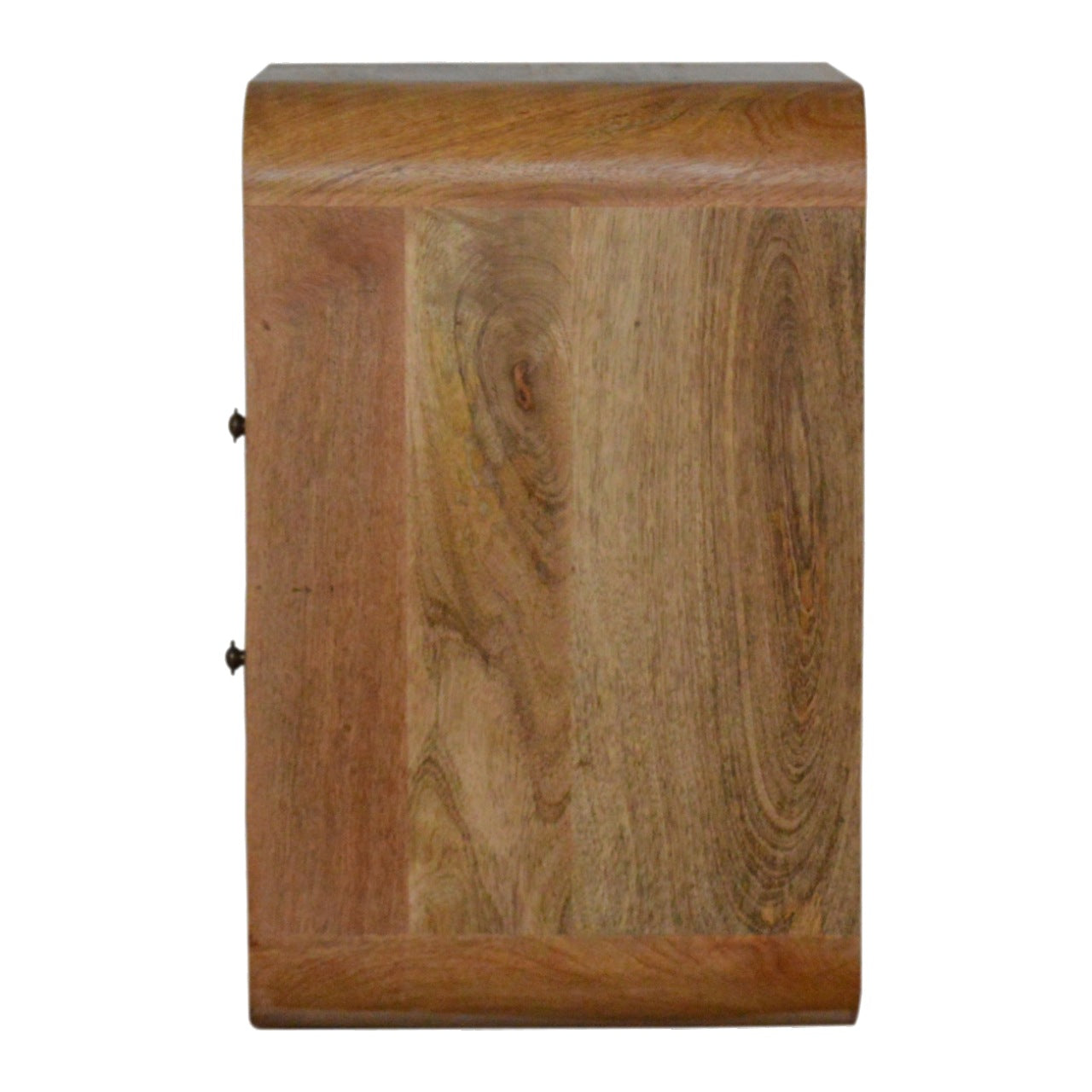 London Bedside 2-Drawer Mango Wood Nightstand