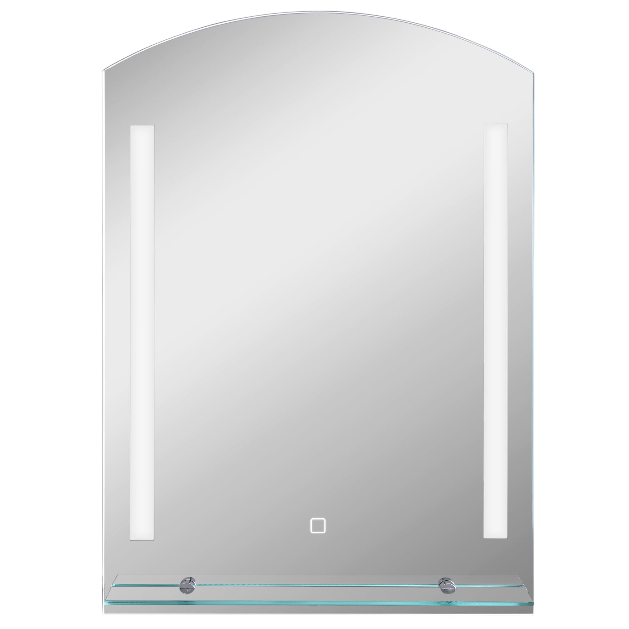 Kleankin Bathroom Mirror, LED, Touch Switch, Aluminum