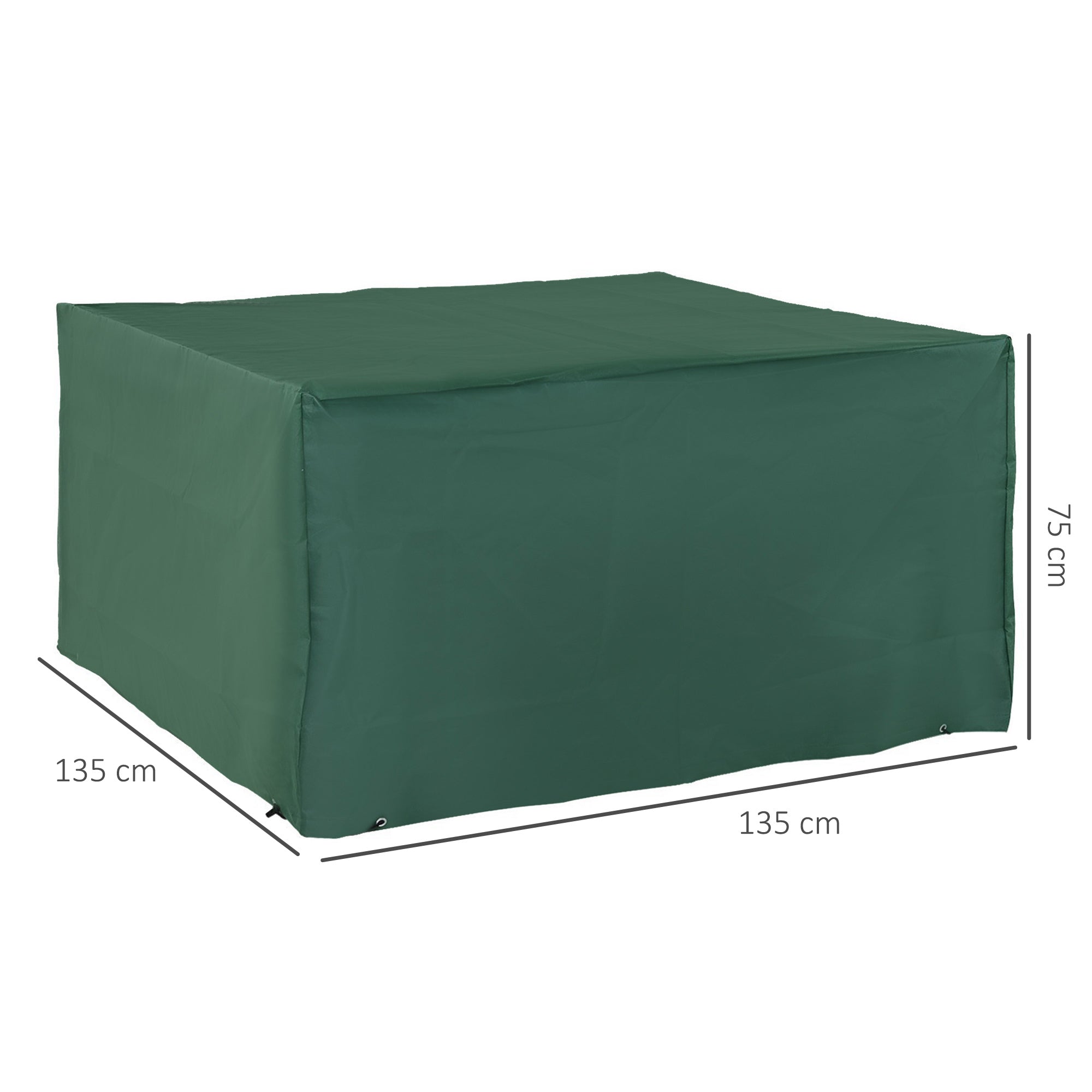 Outdoor Garden Furniture Cover, Waterproof Anti-UV Heavy Duty, Green