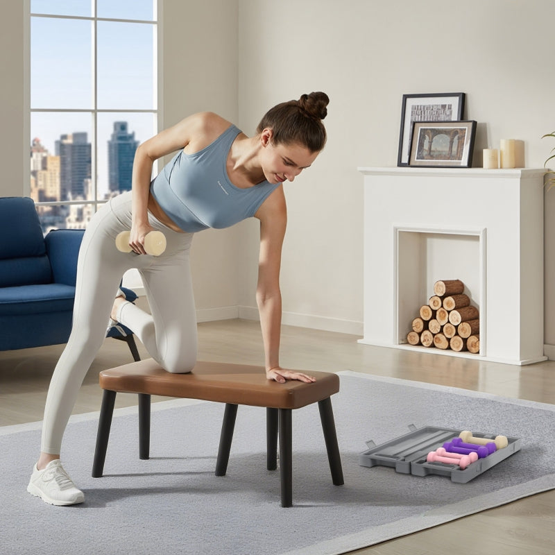 Dumbbell Set 6-Piece Adjustable 0.5/1/1.5kg Weights with Case