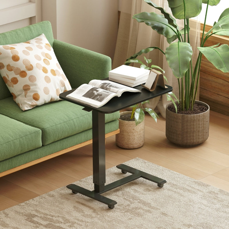 Standing Desk Height-Adjustable C-Shape Casters - Black