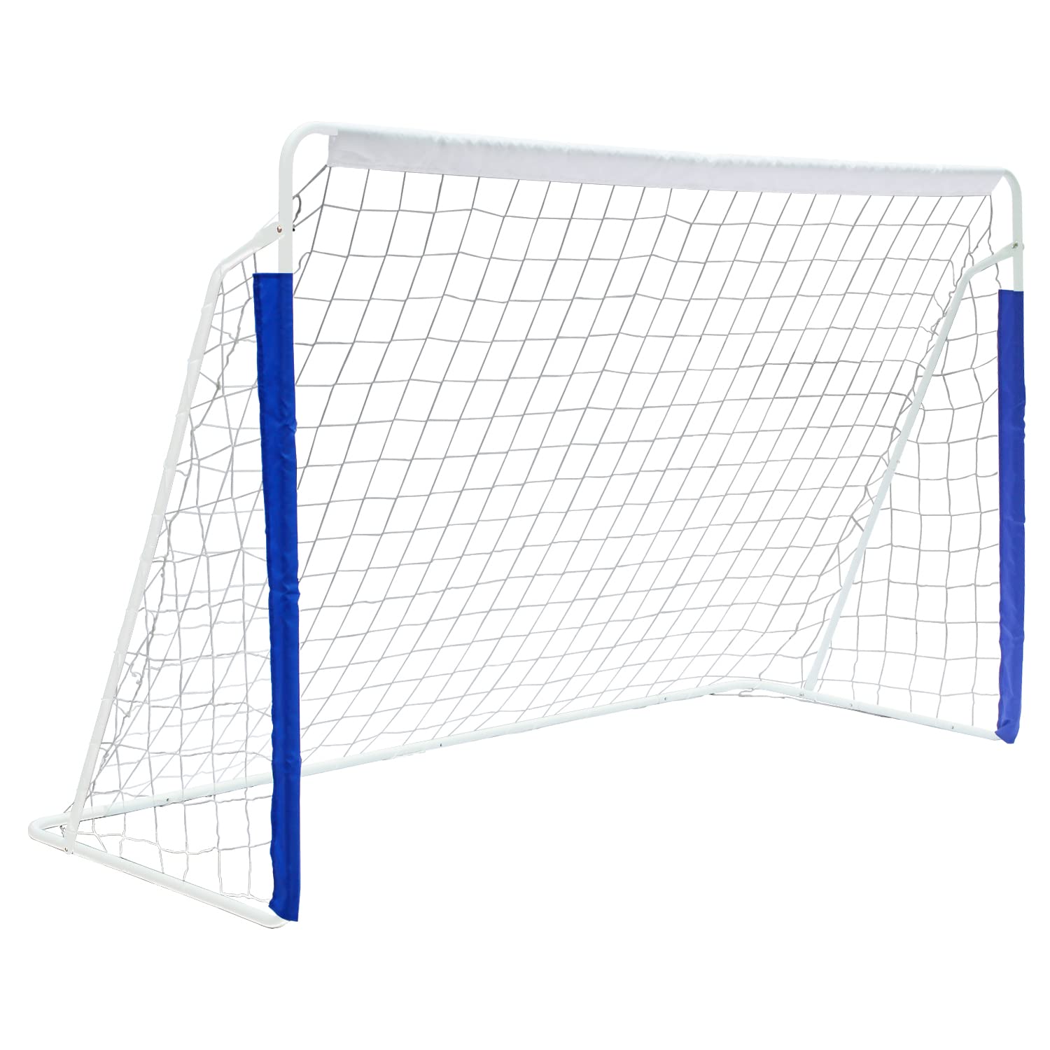 Soccer Goal Portable Net Collapsible Metal Base with Carry Bag