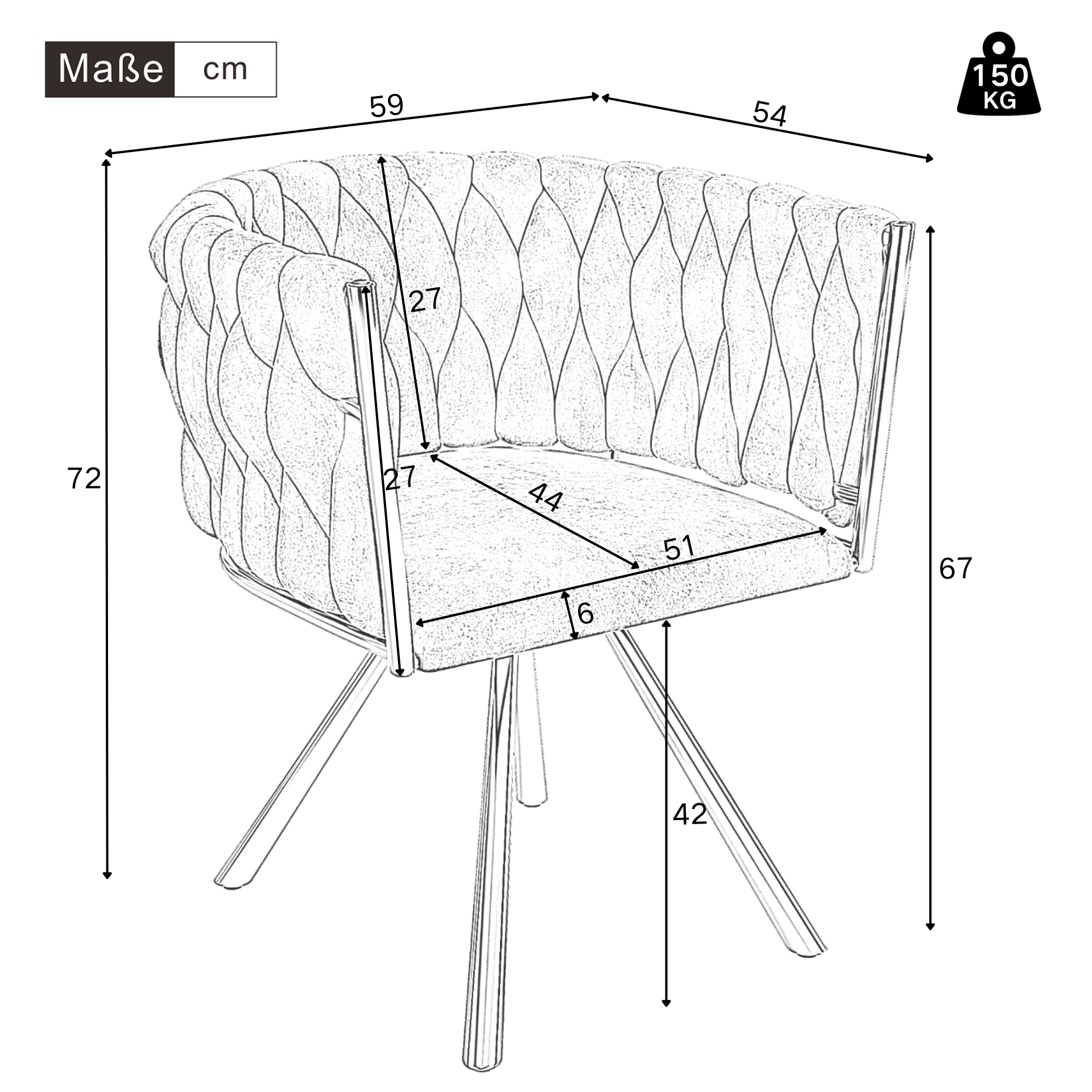 Velvet Dining Chair Set of 2, Swivel Chair with Metal Support Legs, Beige and Gold