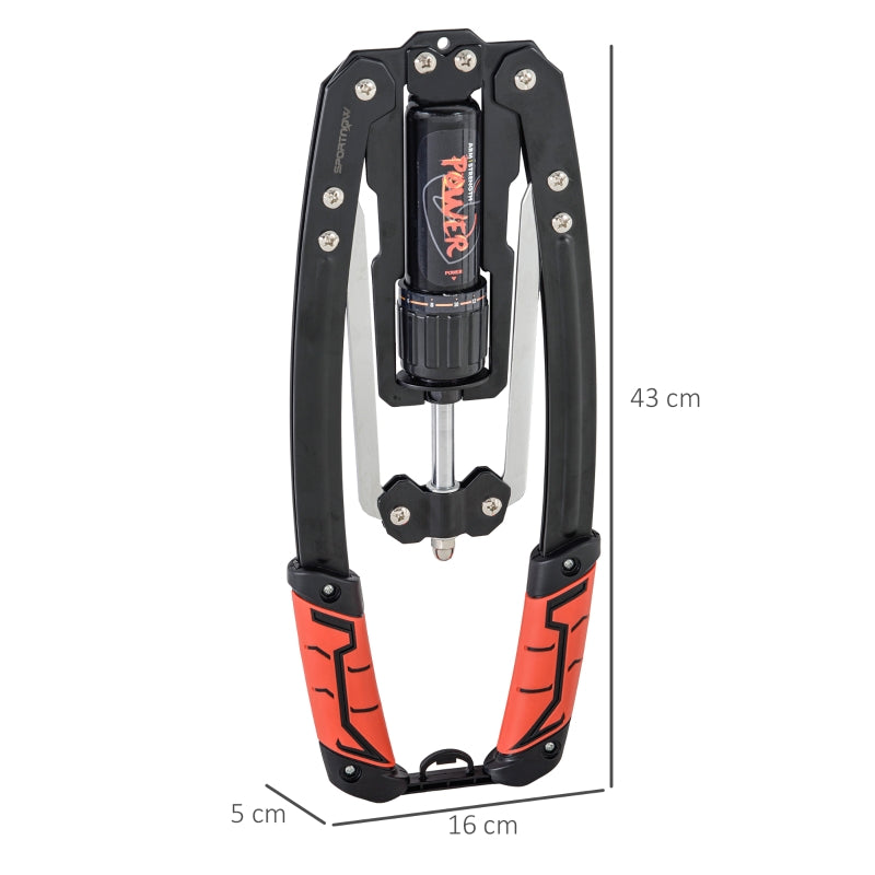 Power Twister Adjustable Hydraulic Arm Training Device, 10-200kg, Black and Red