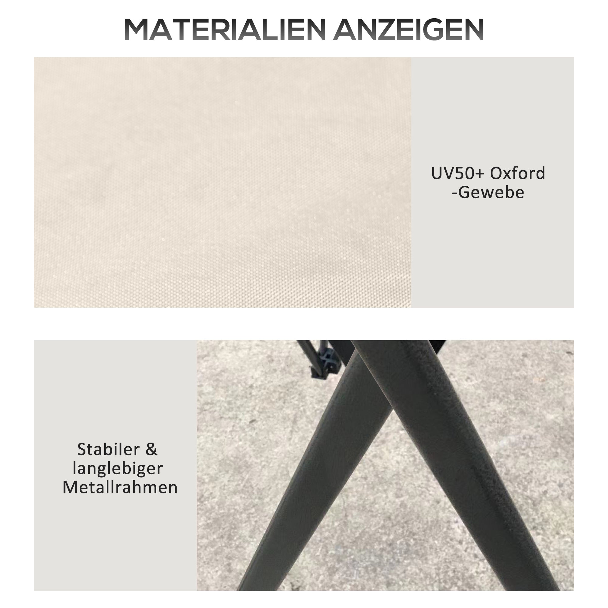 Folding Gazebo 4x4m Height Adjustable UV Protection Net Curtains Double Roof, Beige