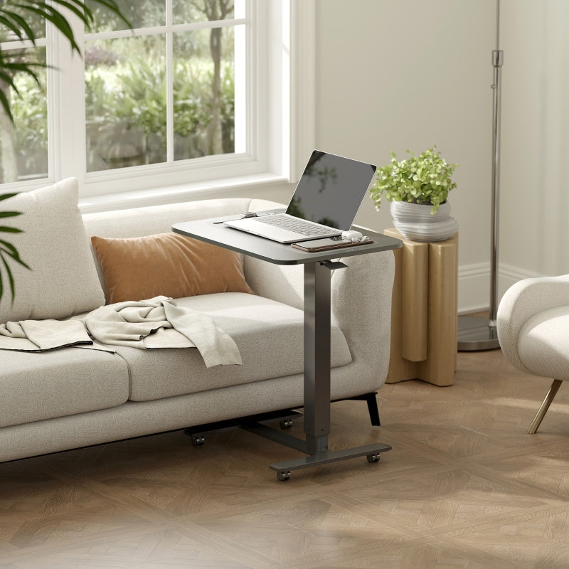 Standing Desk Height-Adjustable C-Shape Casters - Black