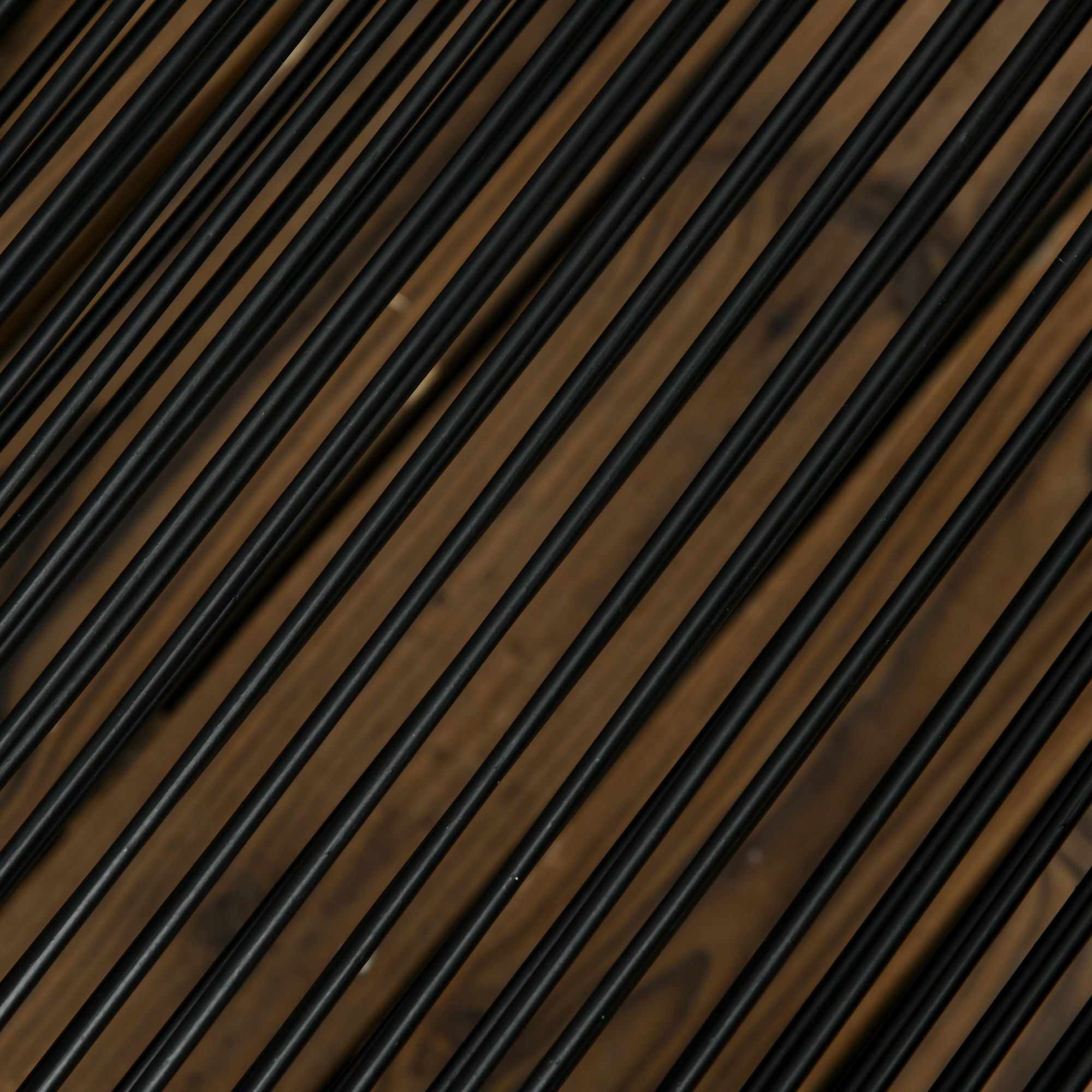 4 Seater Rattan Cube Dining Set with Cushions & Wood Grain Table, Black Rattan