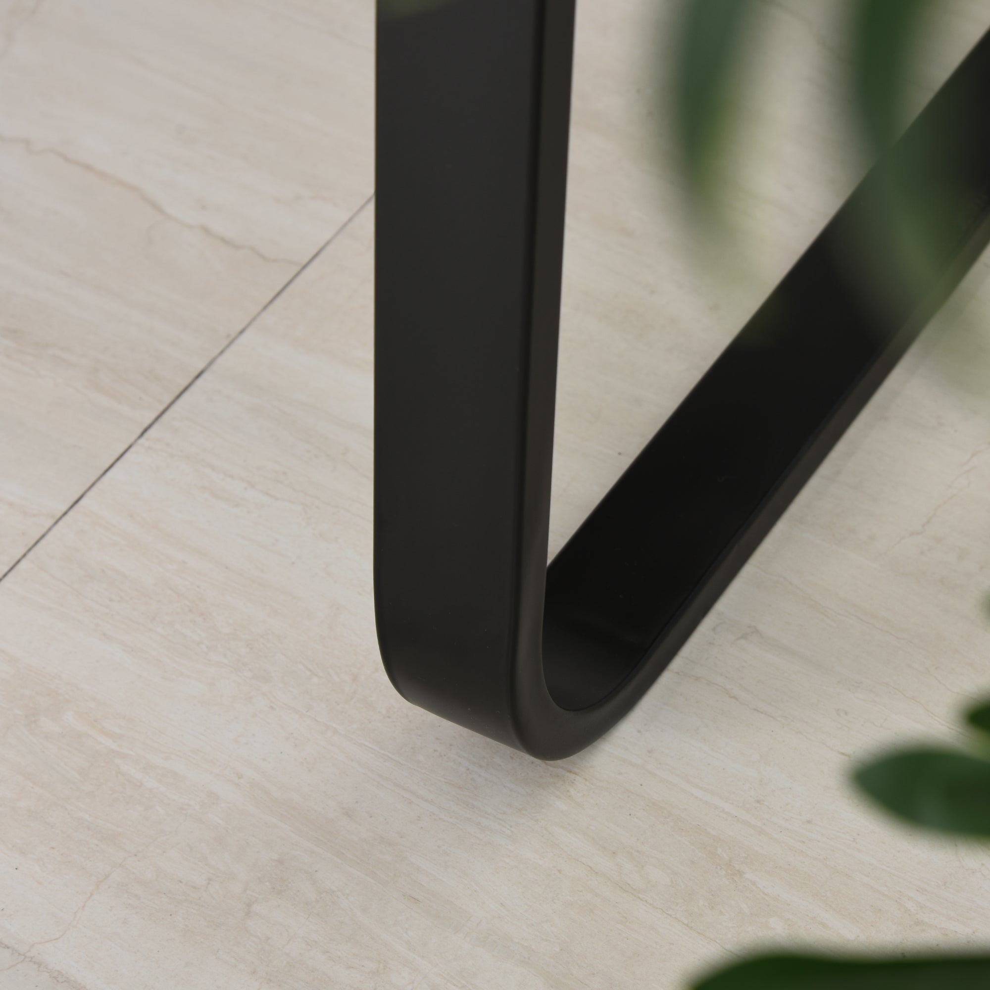 Computer Table Writing Desk, Steel Frame Wood Top, Rustic Brown and Black