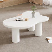 Irregular Cloud Coffee Table MDF Tabletop PVC Legs