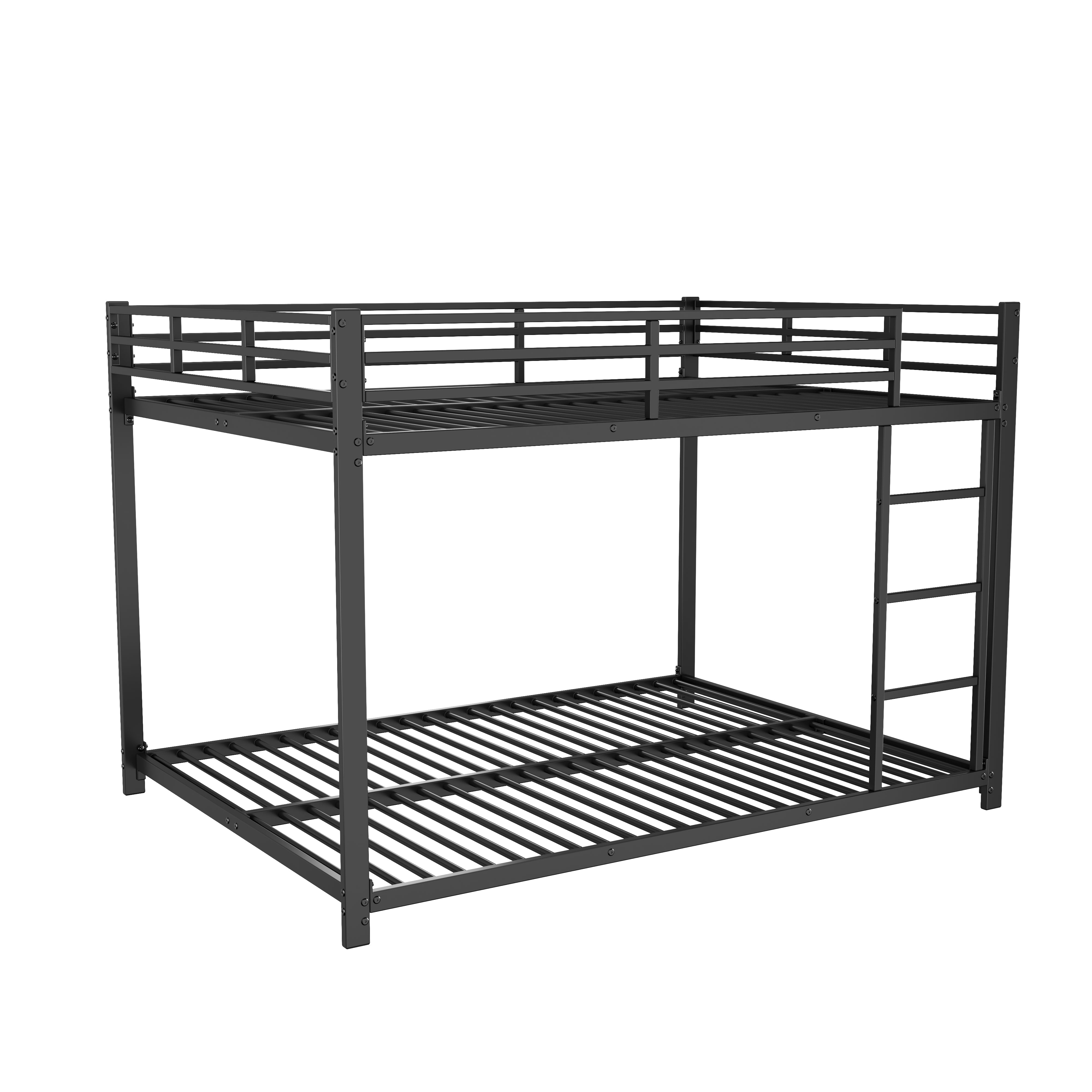 Children's Bunk Bed 140x200 Classic Style Iron Black