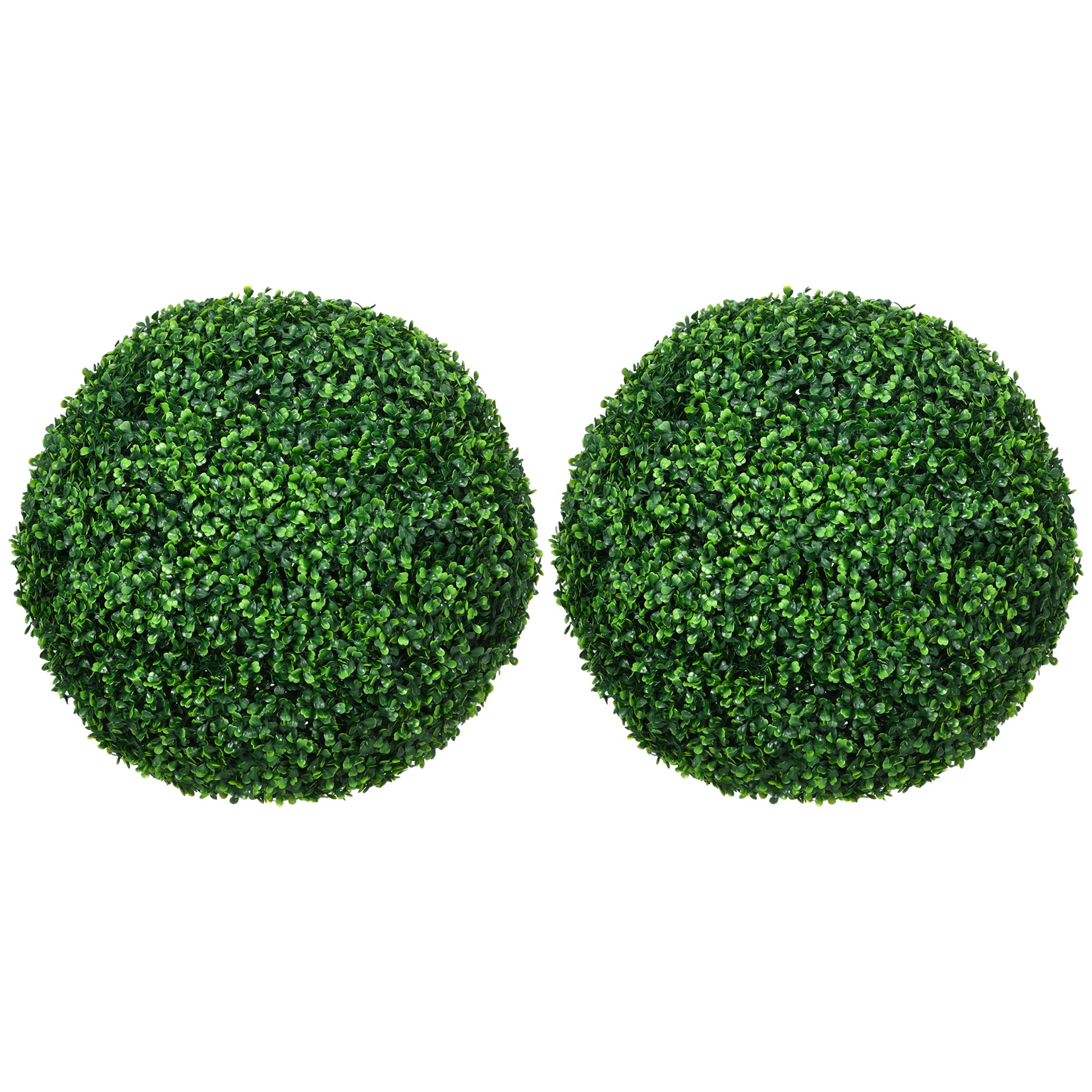 Artificial Boxwood Balls, 50 cm, Set of 2, Plastic