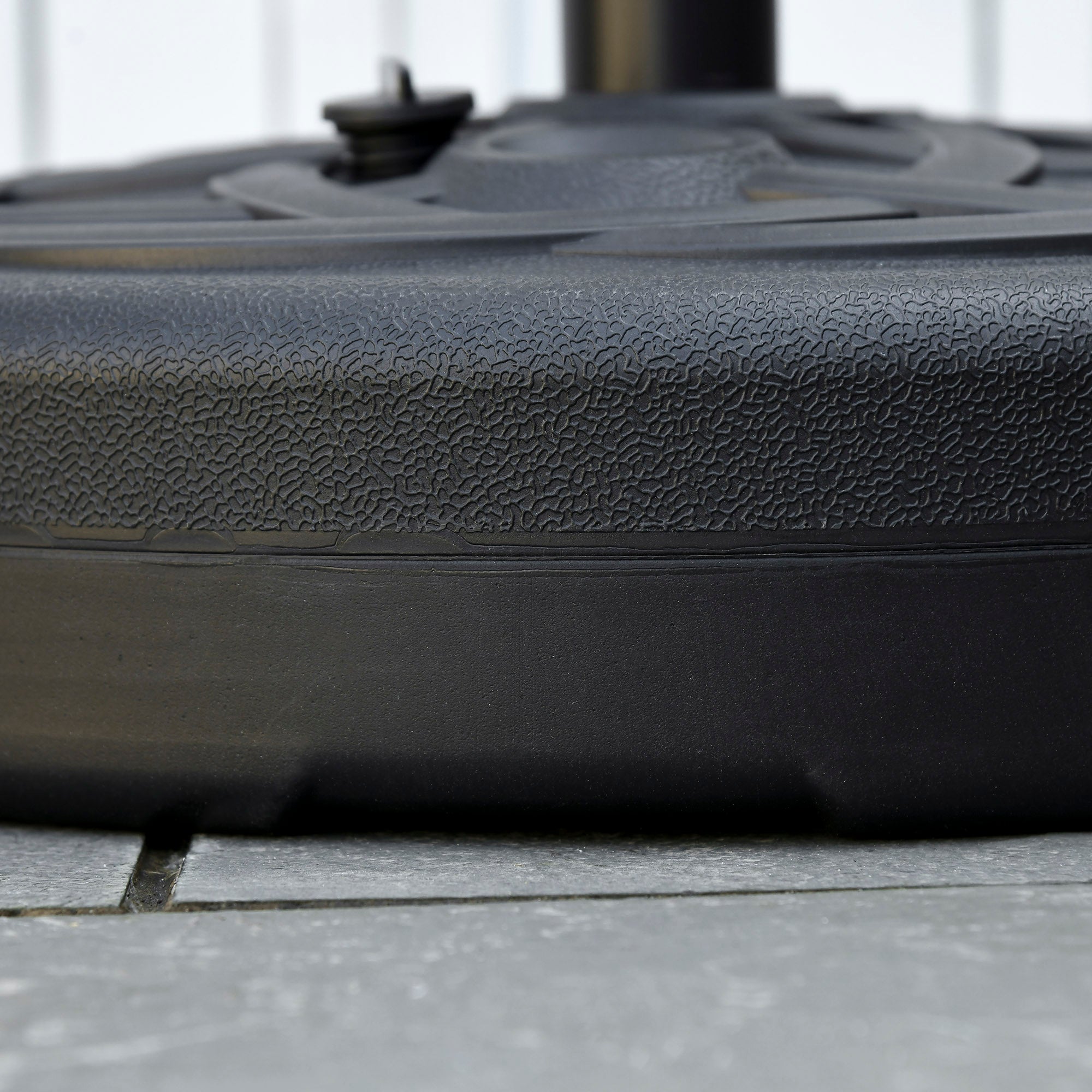 Parasol Base Round Fillable up to 35kg Stand Ø38/48mm Black