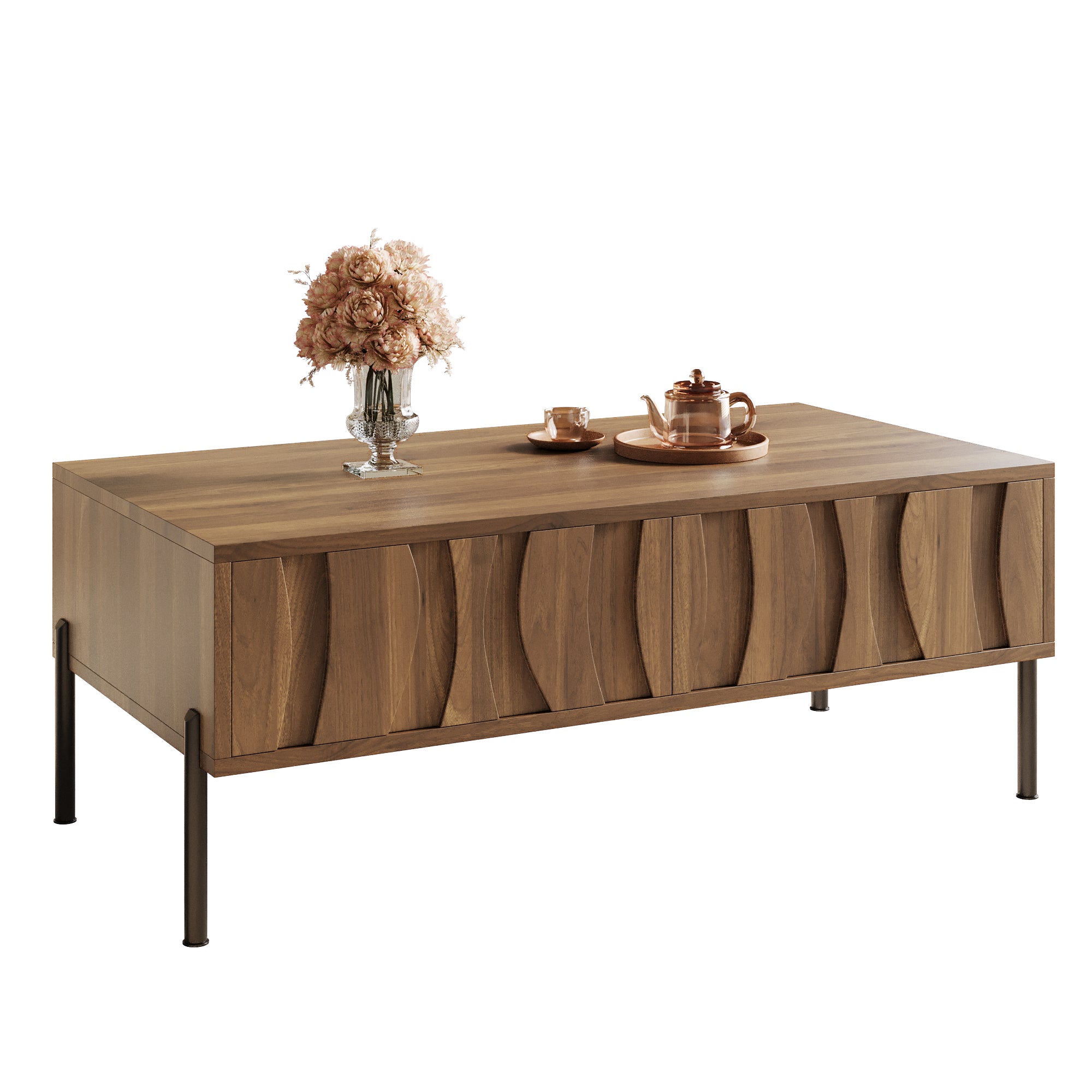 Coffee Table Modern Retro Style 105x55x41 cm