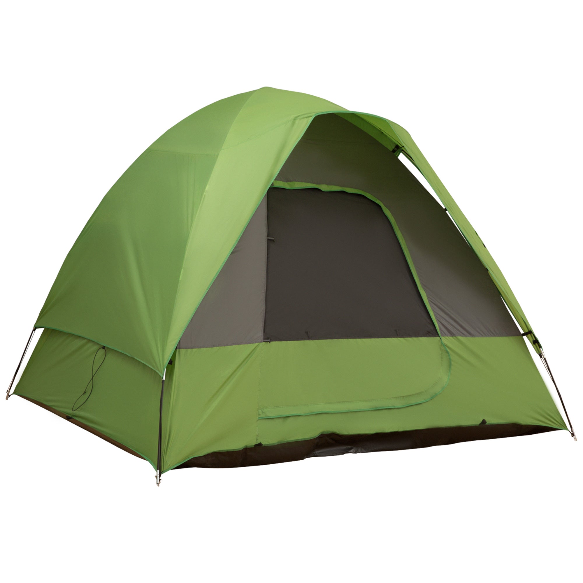 Camping Tent Car Tent, 4-5 Person, Fiberglass Polyester, Green