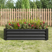 Raised Bed Metal Plant, Steel Rust Protection, Anthracite