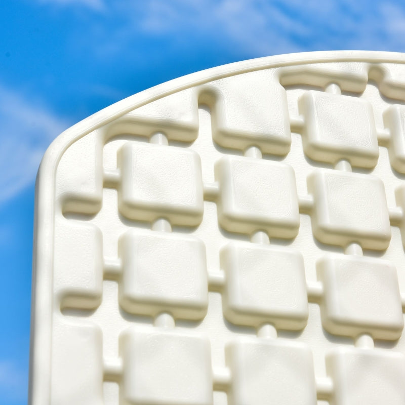 Outdoor Basketball Hoop, Adjustable Portable, Black White