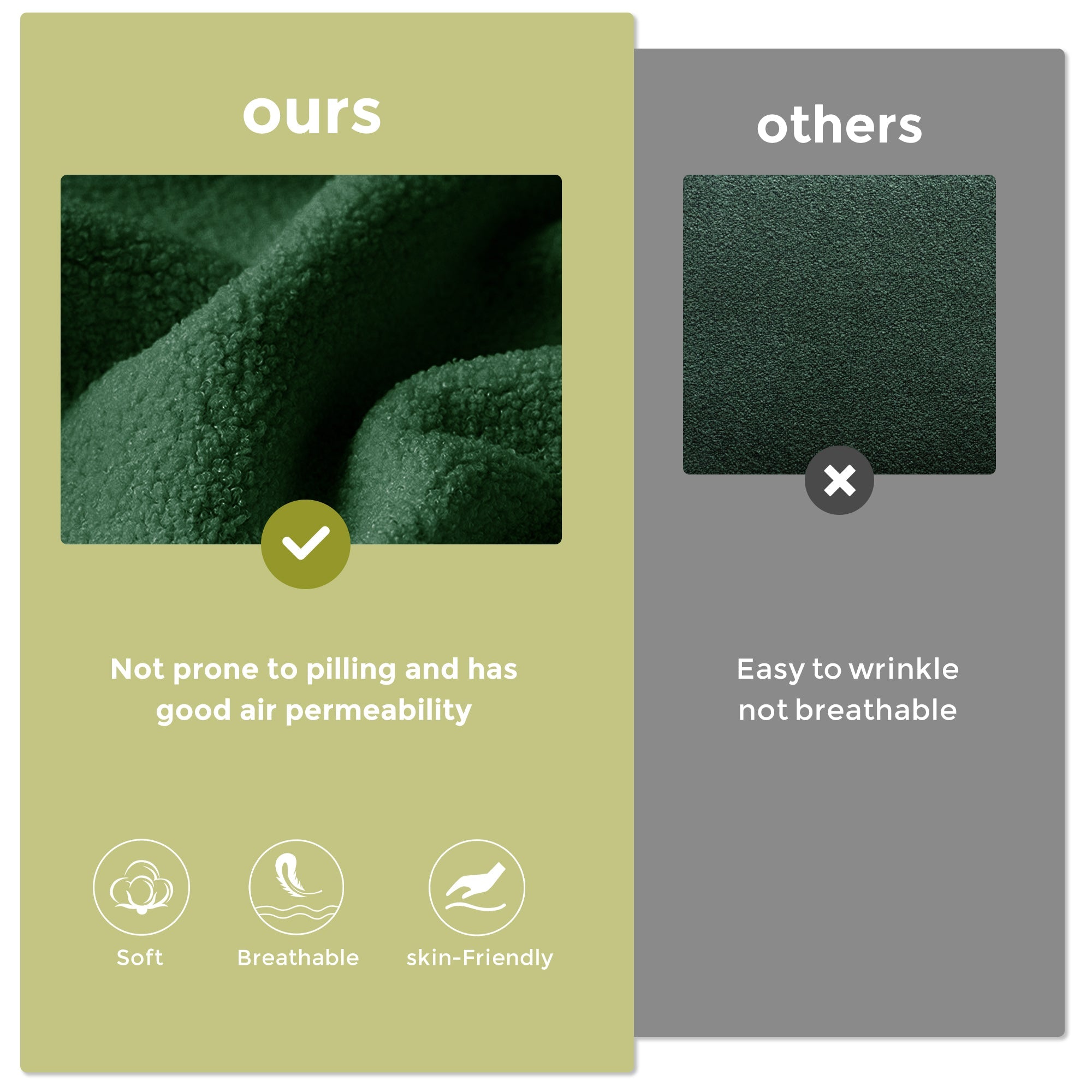 GOMYWAY Accent Chair Mid-Century Modern Armchair with Solid Wood Frame, Emerald