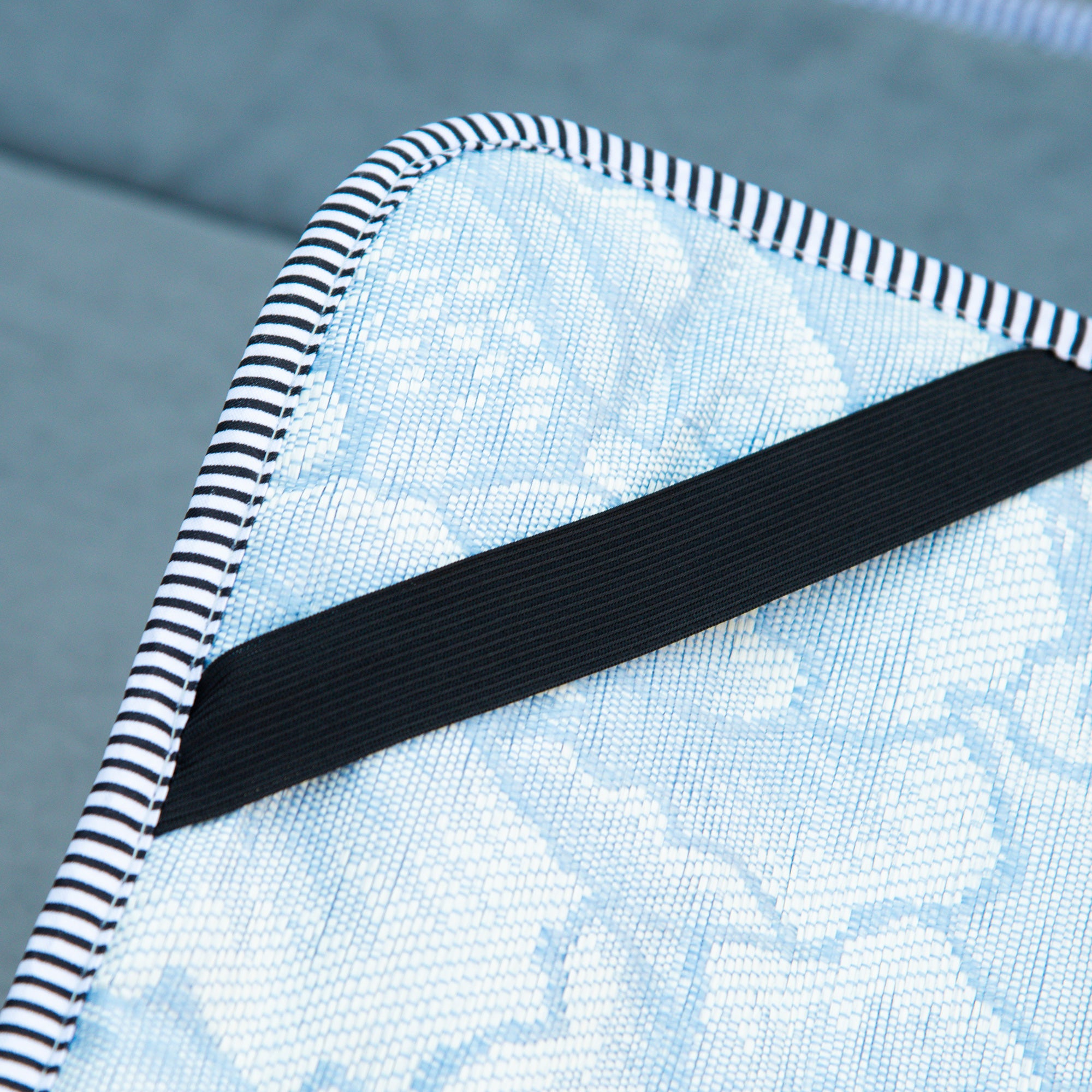 Camping Bed Folding with Pillow, Side Pocket, 150kg, Light Grey