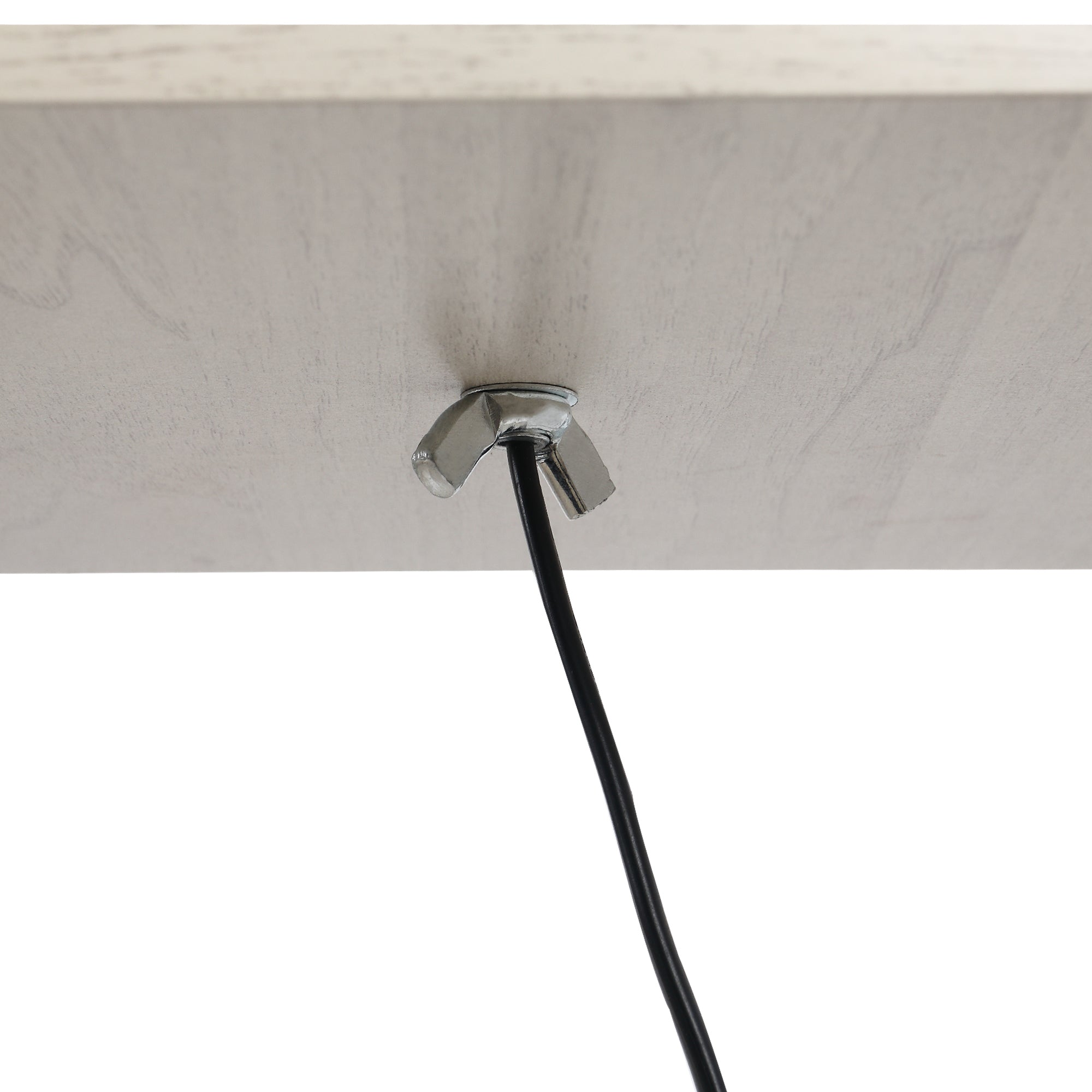 Floor lamp with 3 shelves, E27, up to 40W, oak white