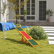 Dog Agility Seesaw, Puppy Toy for Dog Sports and Training, Pinewood