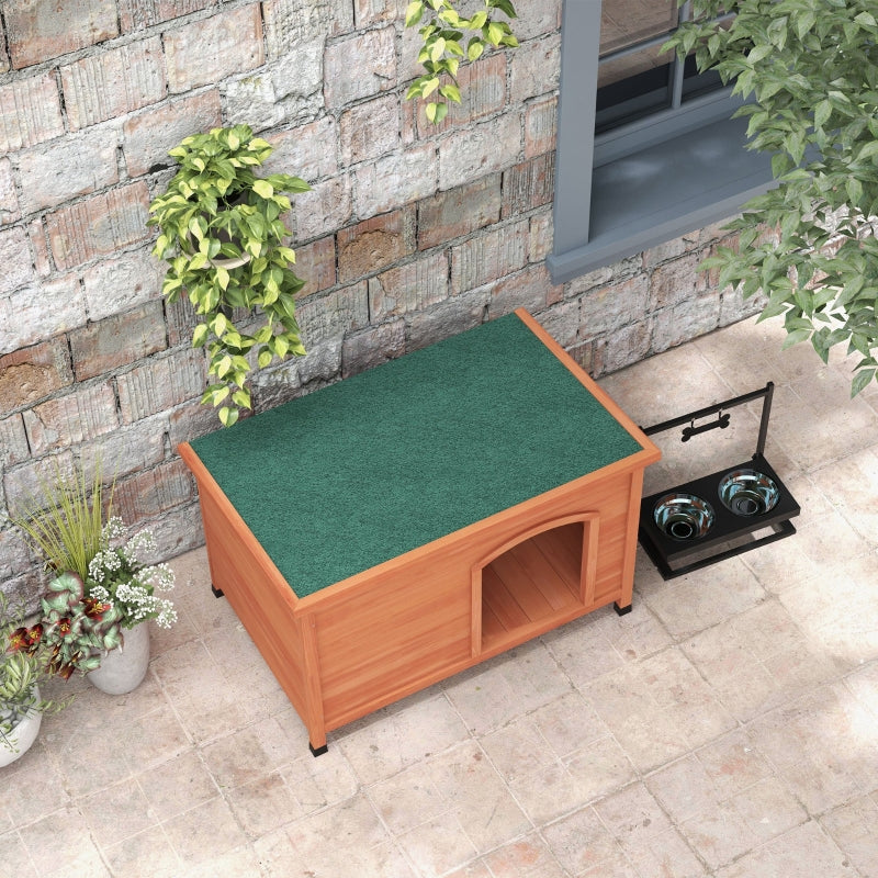 Doghouse XXL Wooden 100x65.5x68cm - Orange