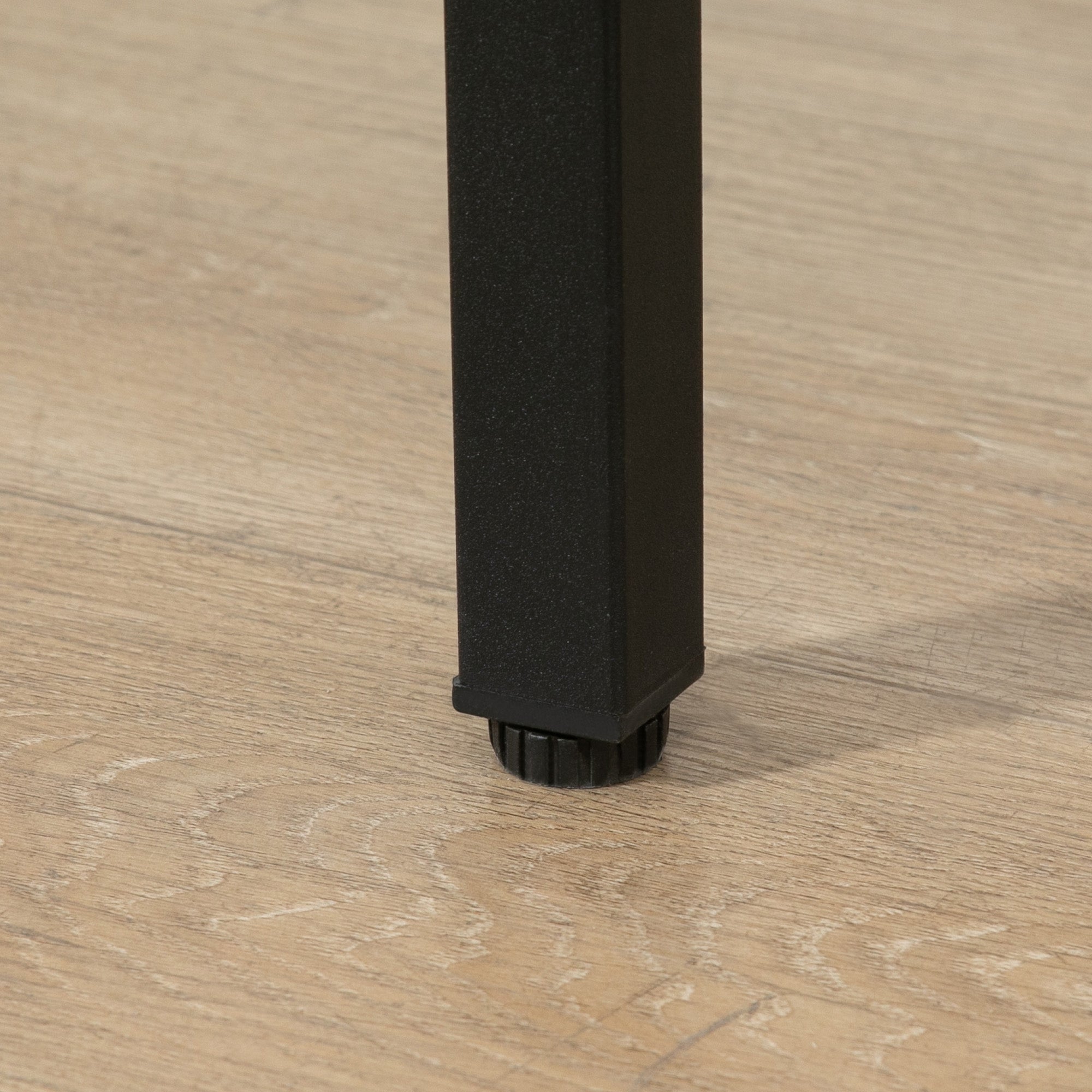 3-Piece Dining Set, Balcony & Garden, Natural Wood Look & Black