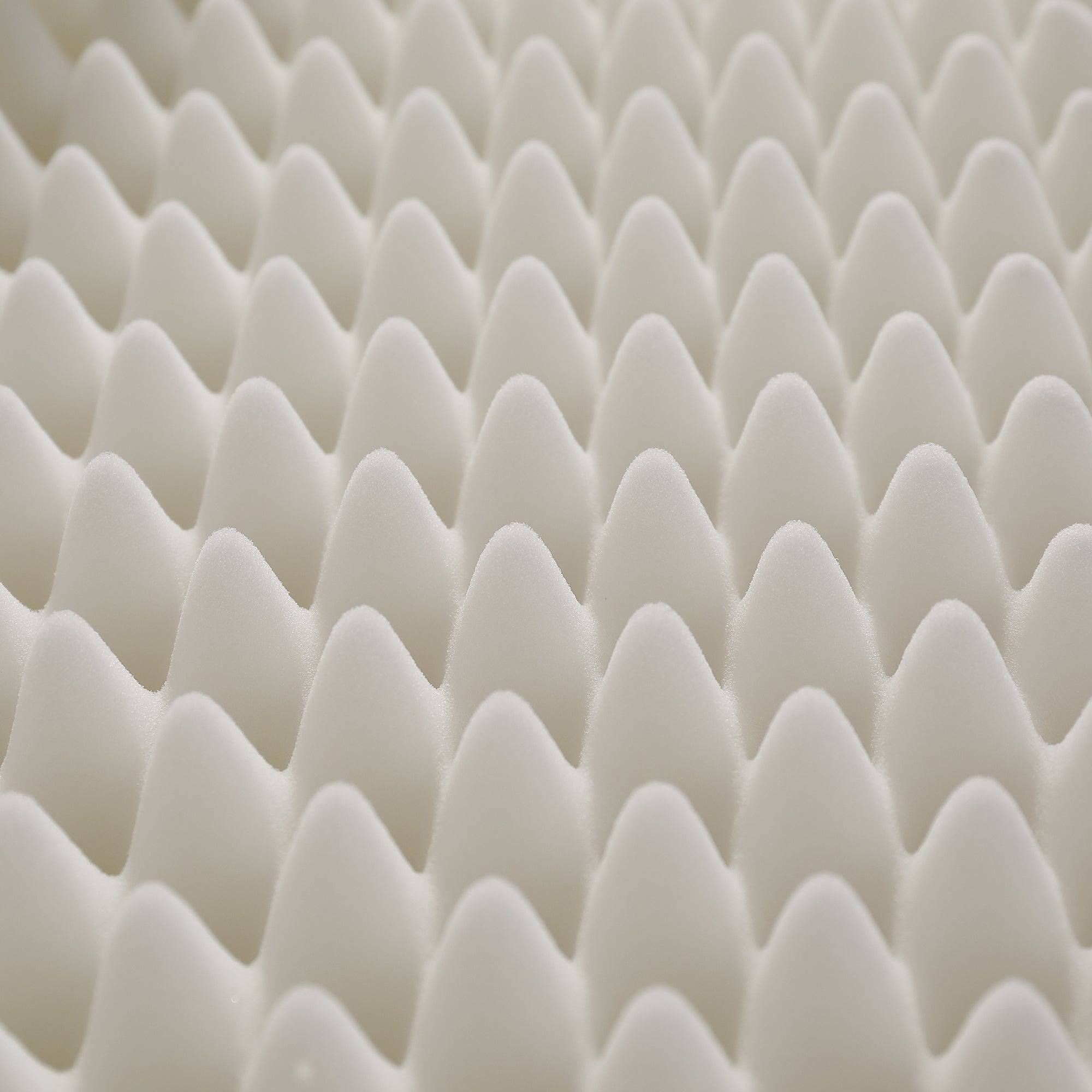 Foldable mattress, ergonomic breathable durable, white