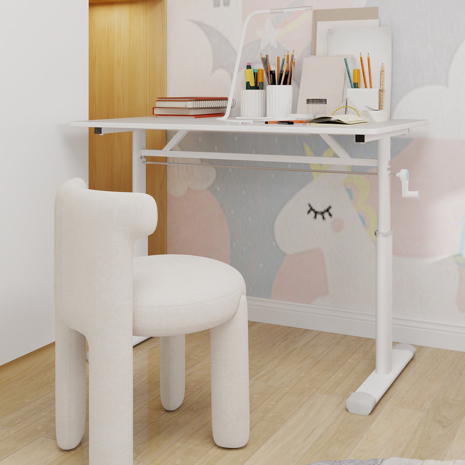 Adjustable Study Desk – Height-Adjustable, Multi-Purpose, Compact