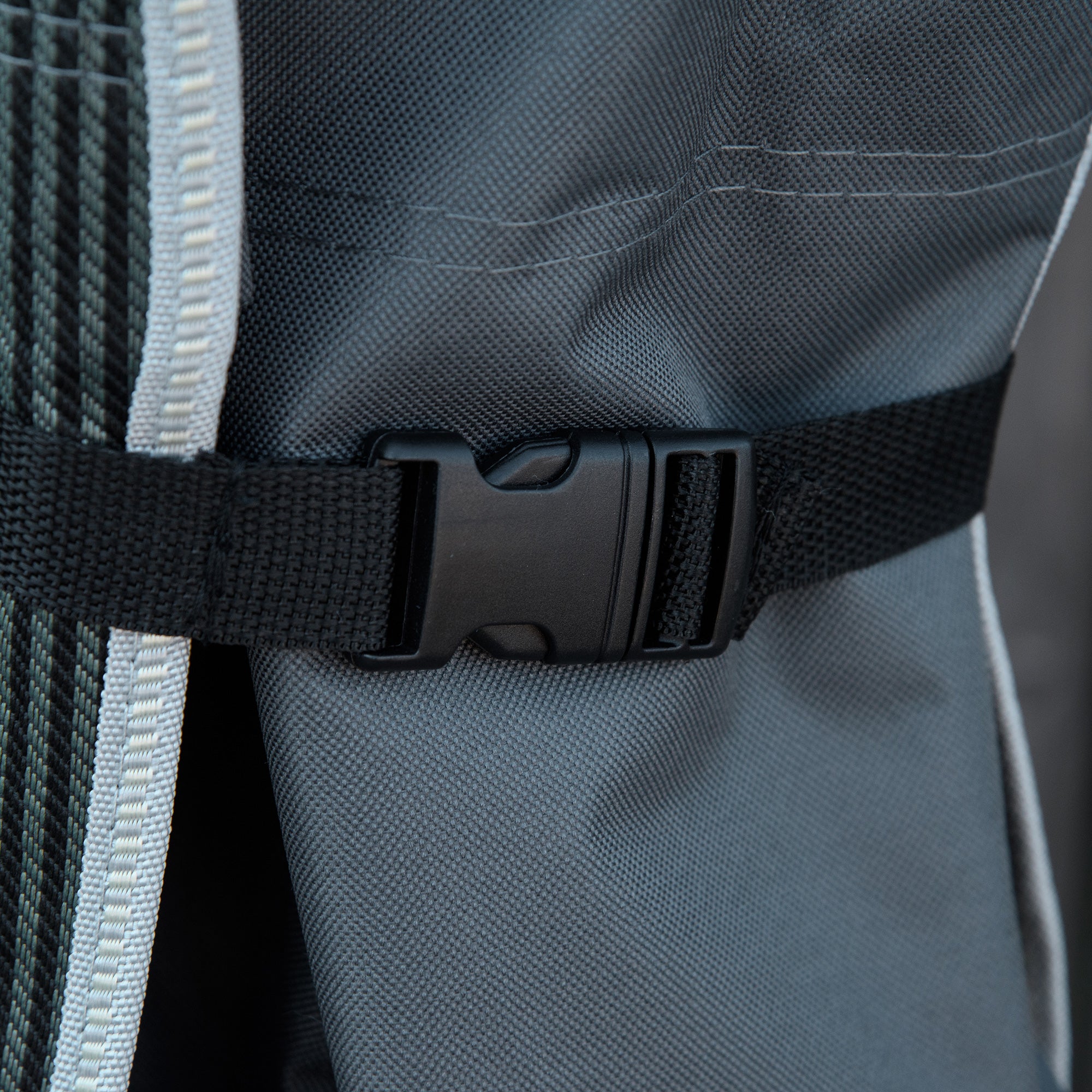 Sun Lounger Folding with Pillow, Storage Bag, Metal and Oxford Fabric, Grey