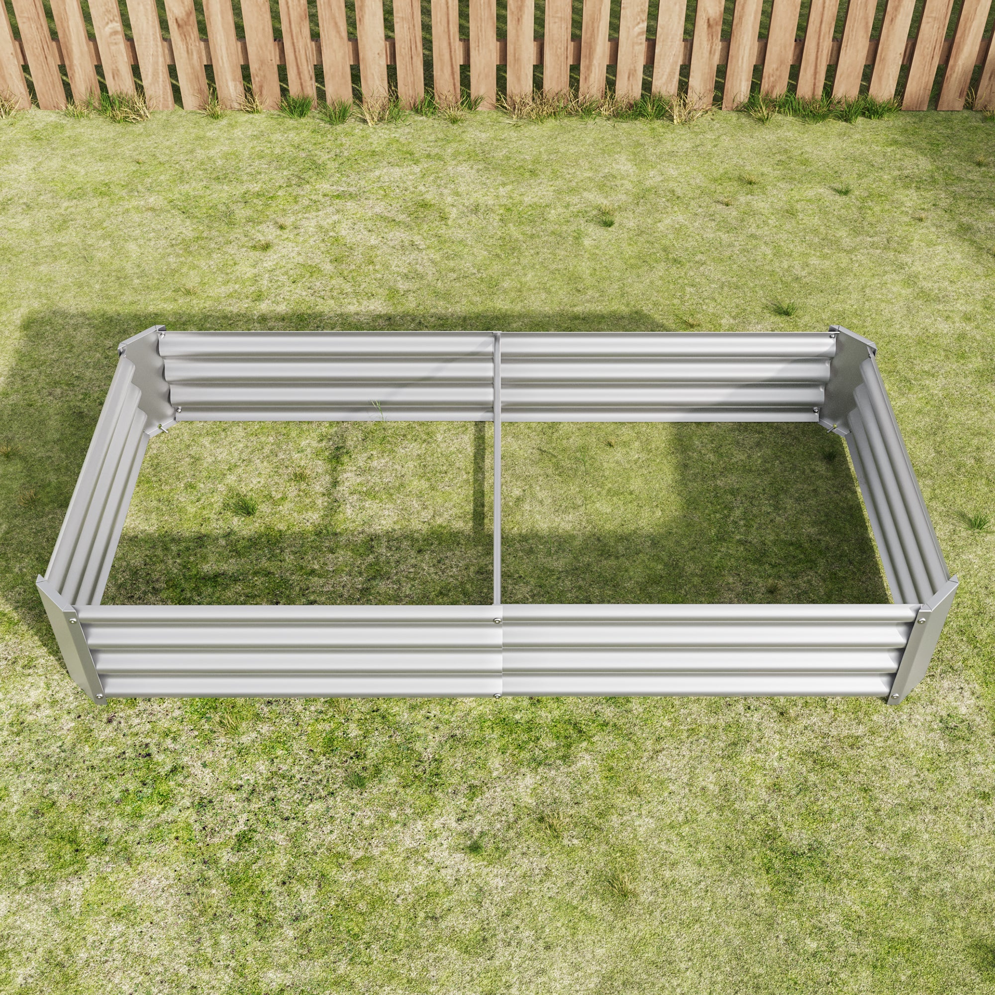 Raised Bed, Robust Sheet Steel Plant Kit, Anthracite