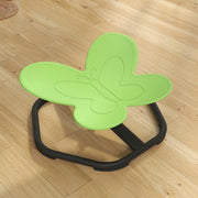 Butterfly-Shaped Swivel Chair, Sensory Spinning for Balance Training, Green