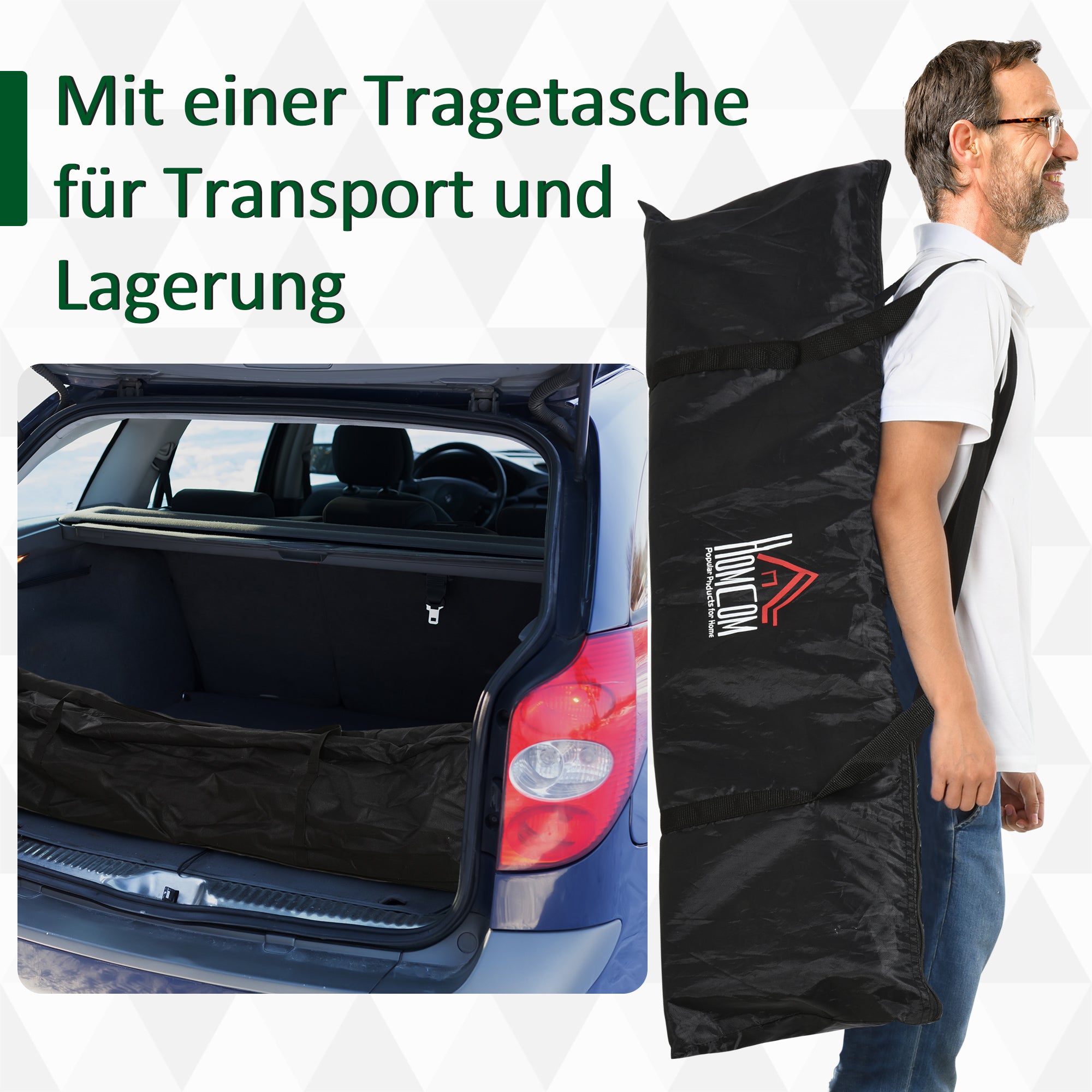 Football Goals, Set of 2 Mini Foldable, Steel and Tetrolon Black