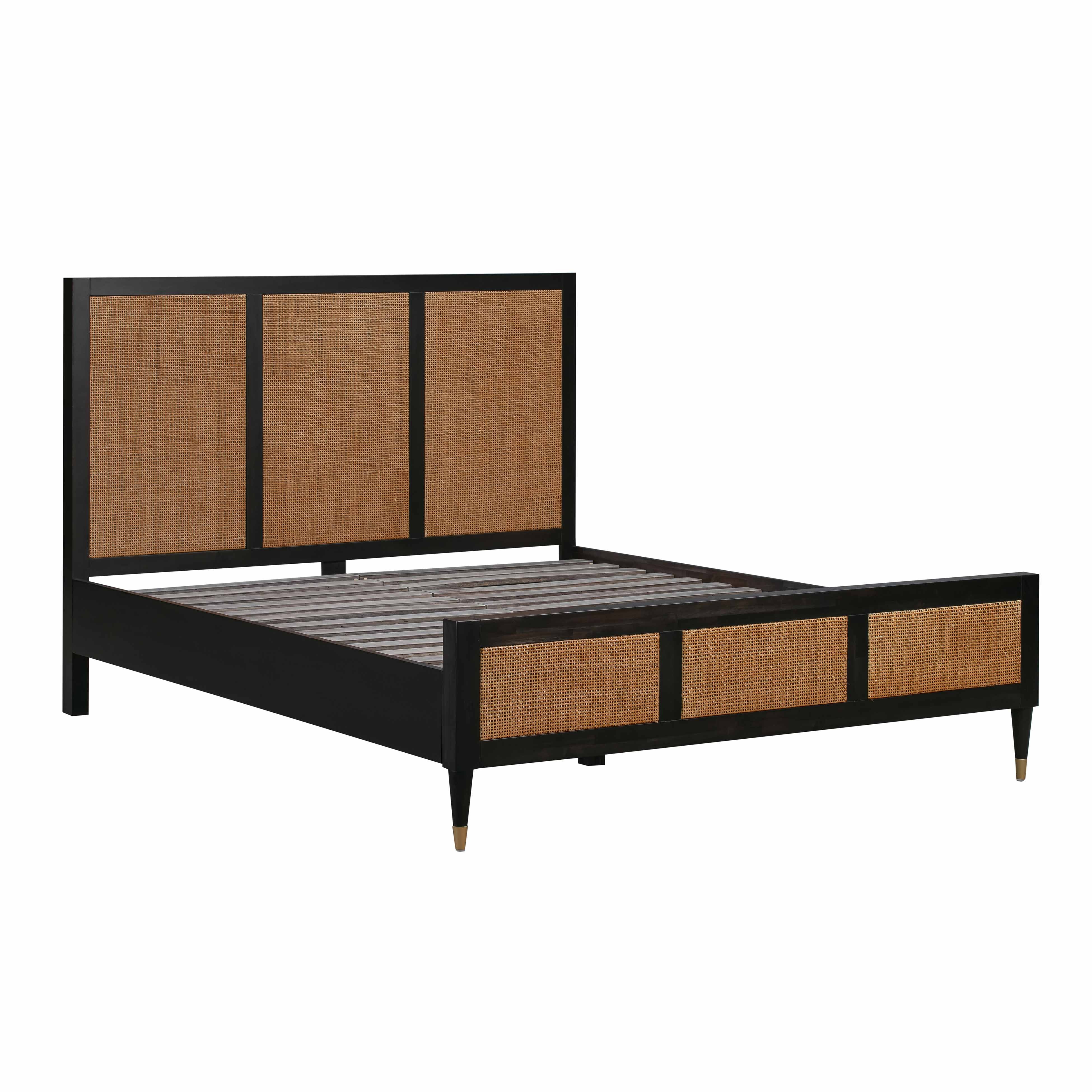 Sierra Noir Bed Super King Wood Black Brown