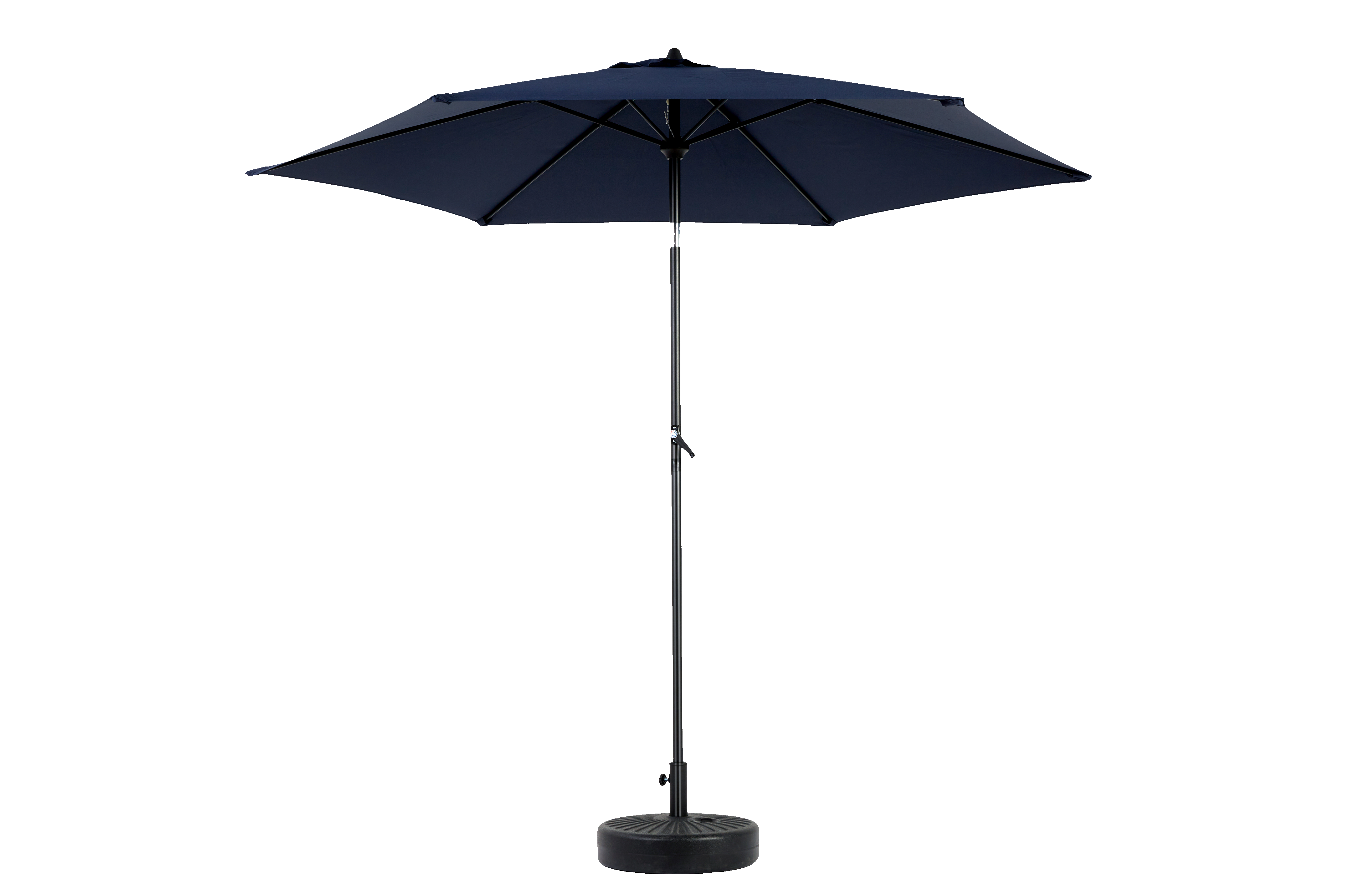 9 Ft Double Sided Outdoor Umbrella Rectangular Large with Crank, Navy Blue