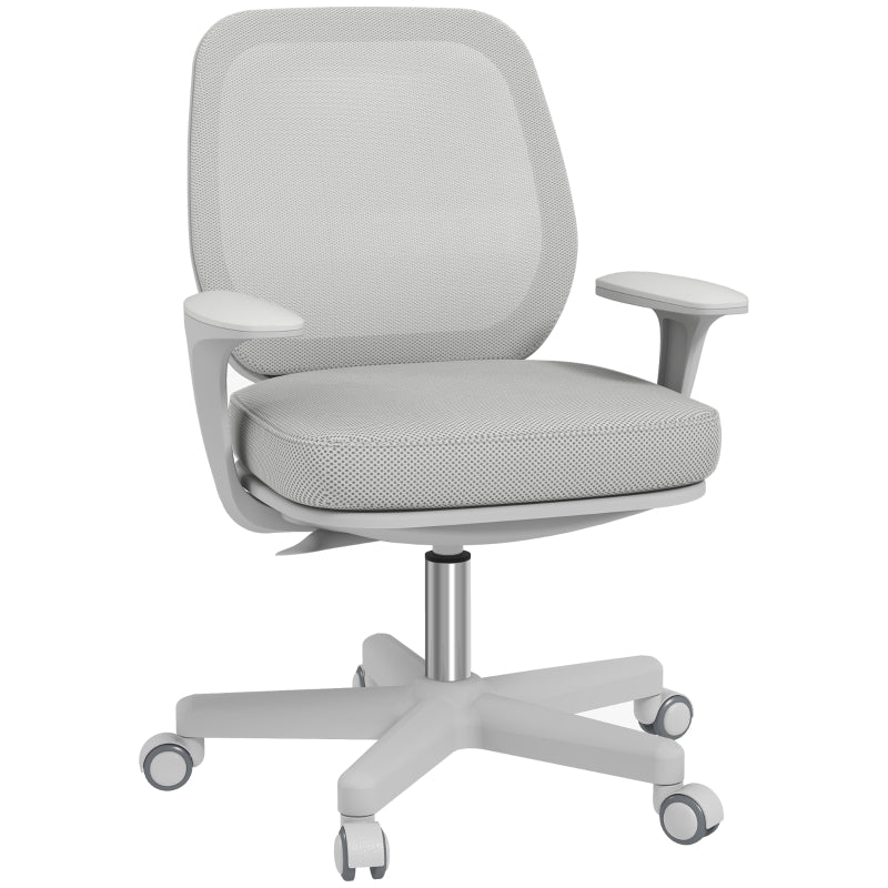 Vinsetto Office Chair, Ergonomic Desk Chair, Swivel, Height Adjustable, Grey