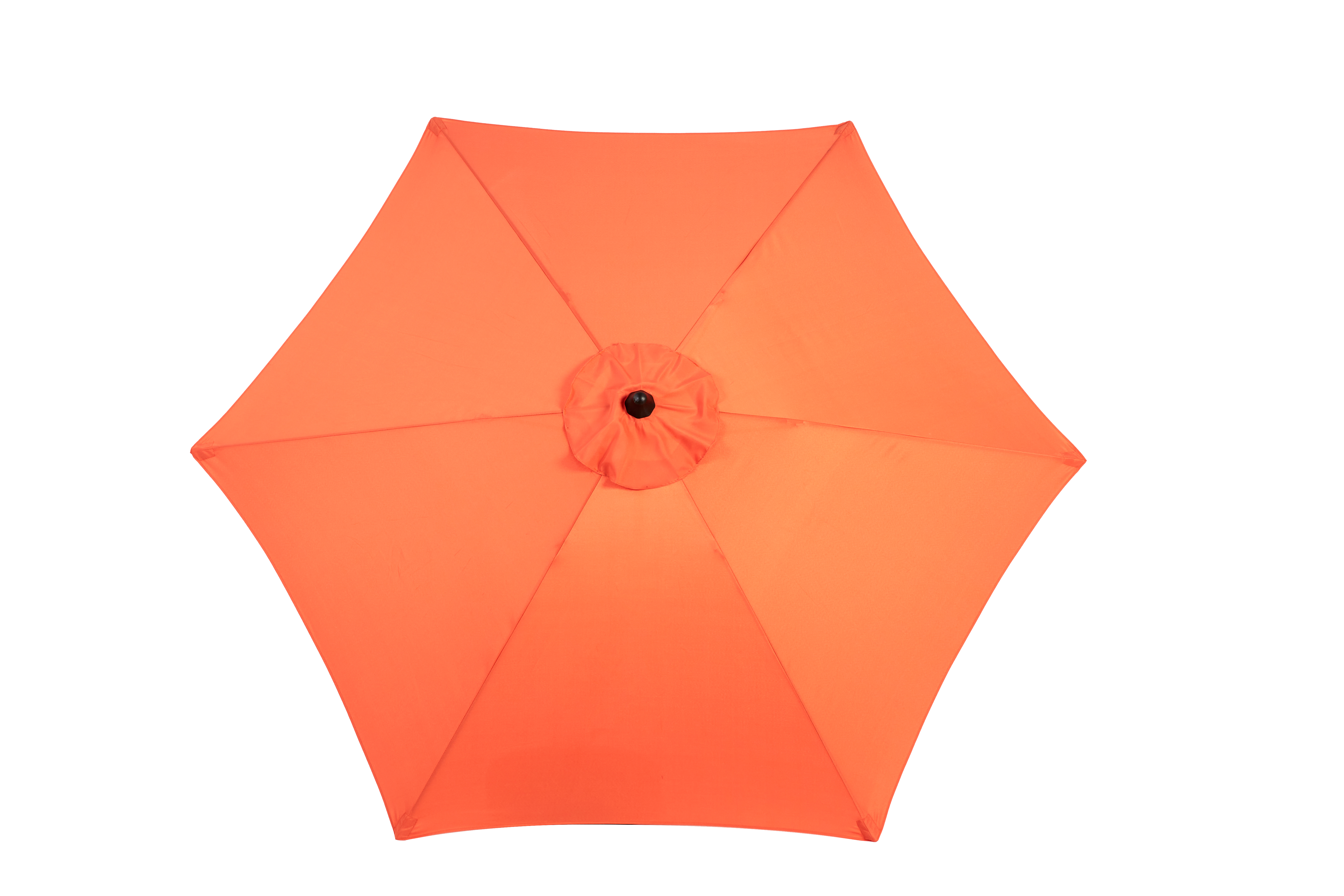 Outdoor Umbrella 9 Ft Double Sided Rectangular with Crank, Orange