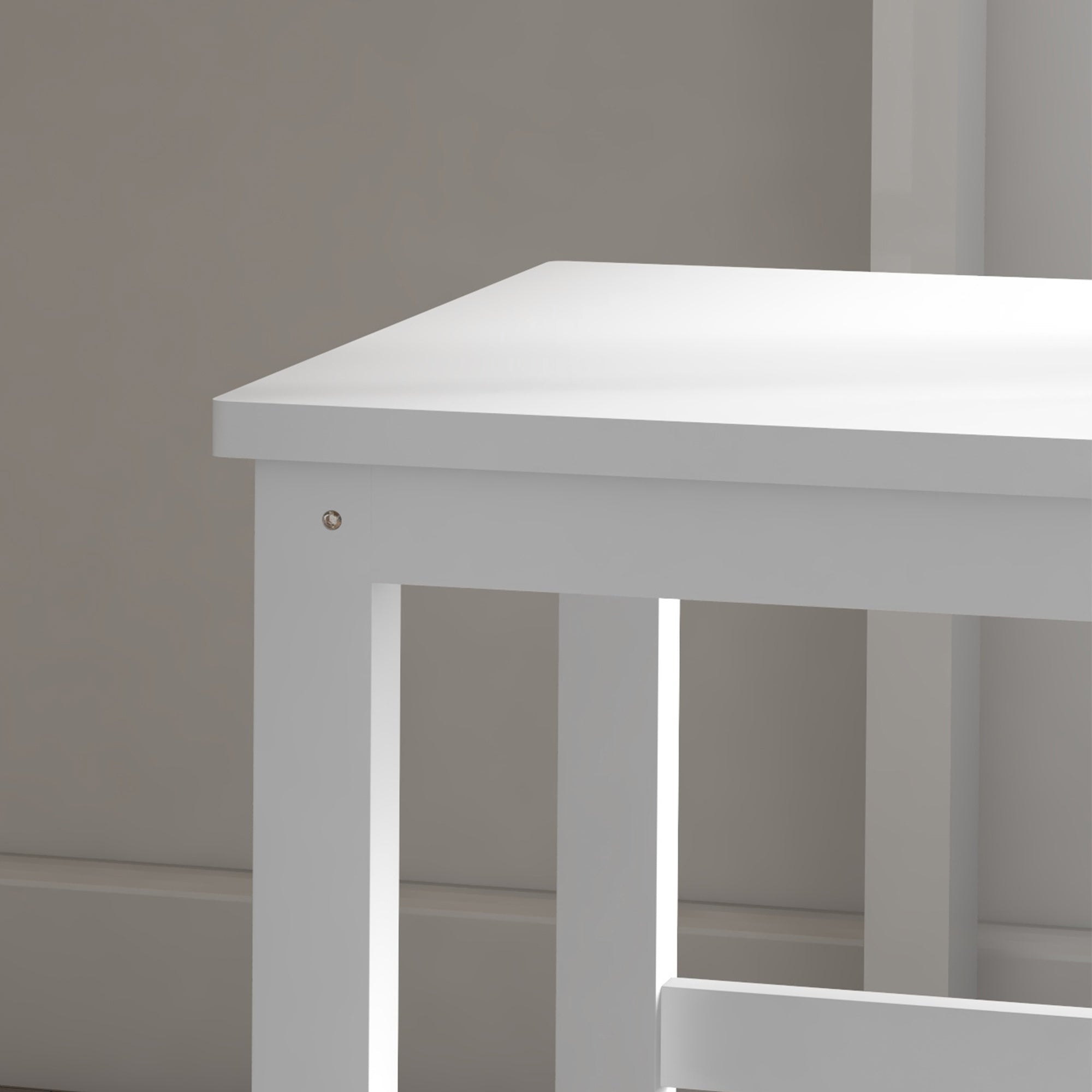 Dining Chairs, Set of 2, 120 kg, Pinewood White