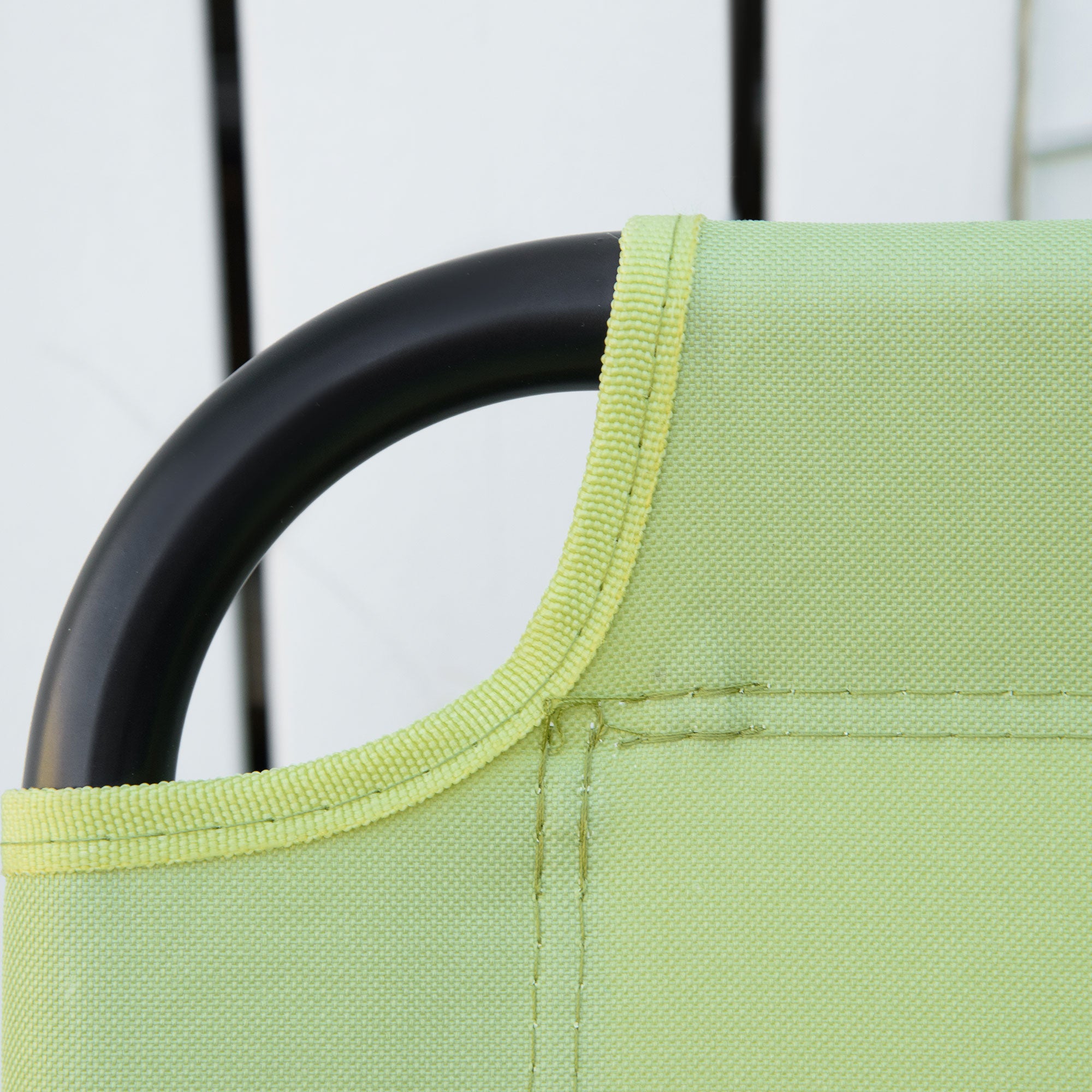 2-Seater Folding Camping Chair, Portable with Cup Holder, Light Green