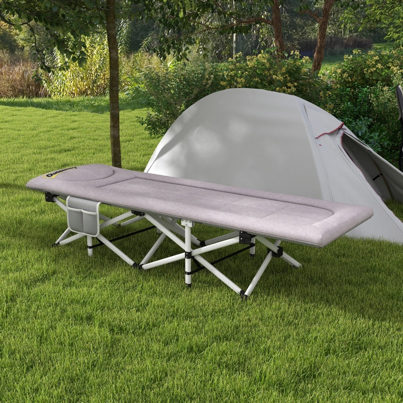 Camp Bed, Foldable, with Storage Bag, 200 kg Load Capacity, Oxford