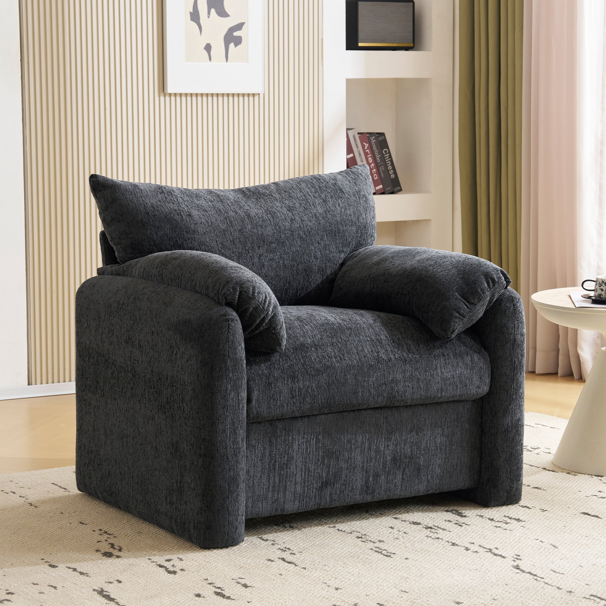 Armchair, Oversized, Decorative, Single Sofa, Leisure Chair, Chenille Fabric