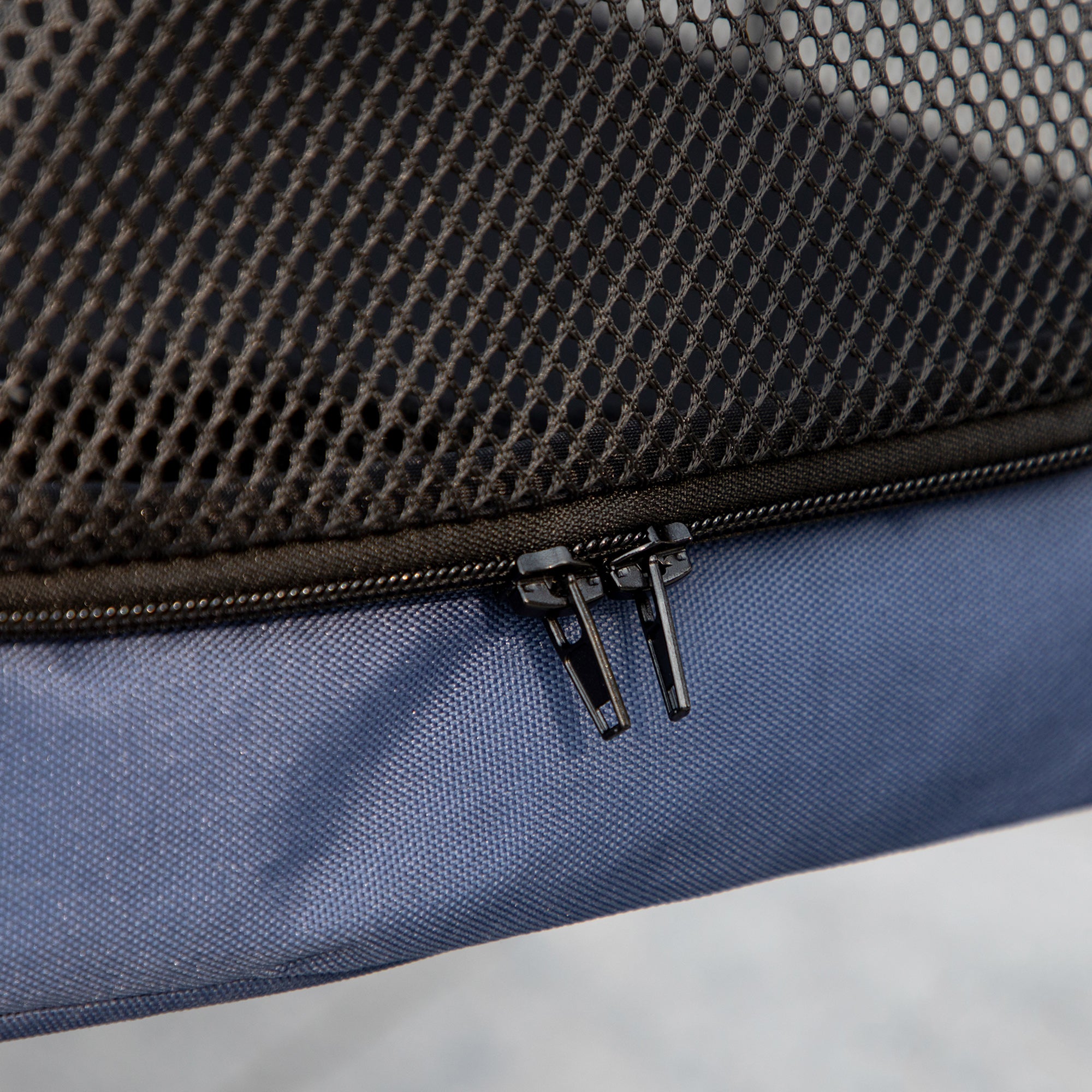 Dog Stroller Foldable Buggy Cushion Mesh up to 20 kg Oxford Fabric Blue