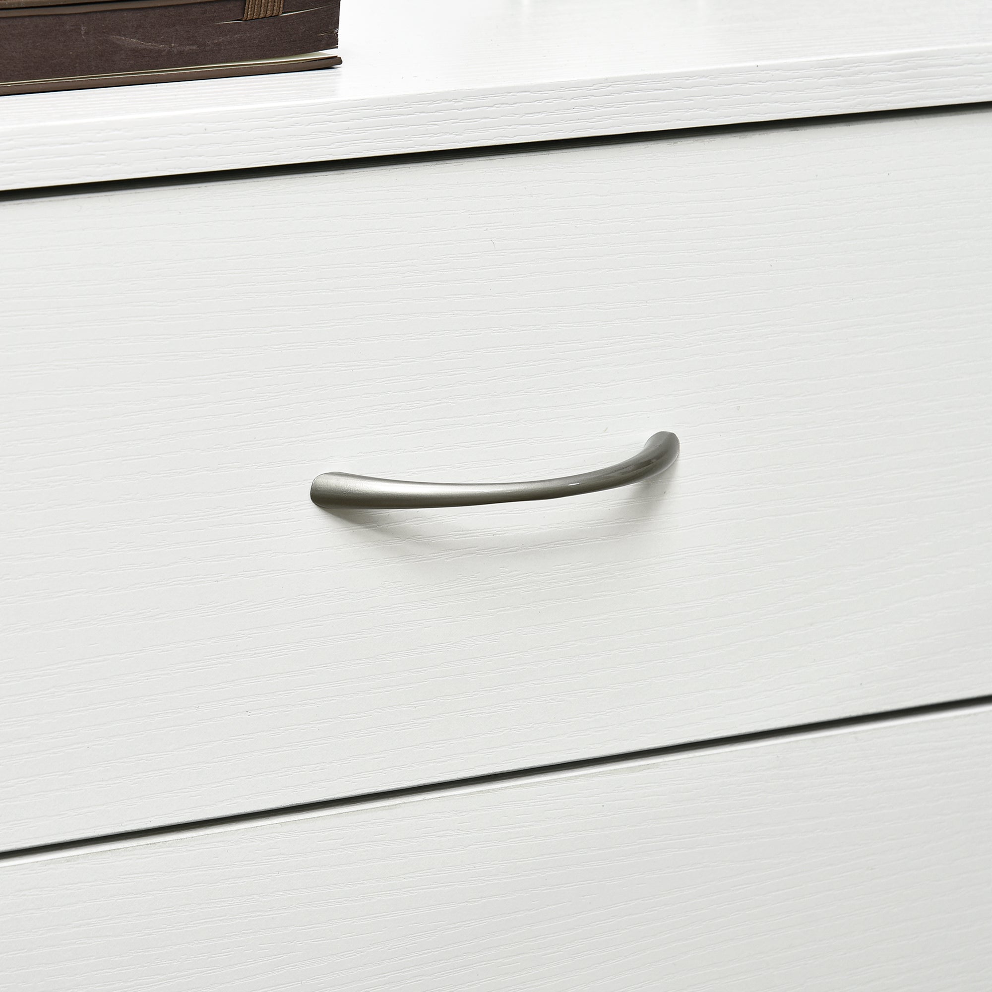 Three-Drawer Bedside Table Simple Design - White