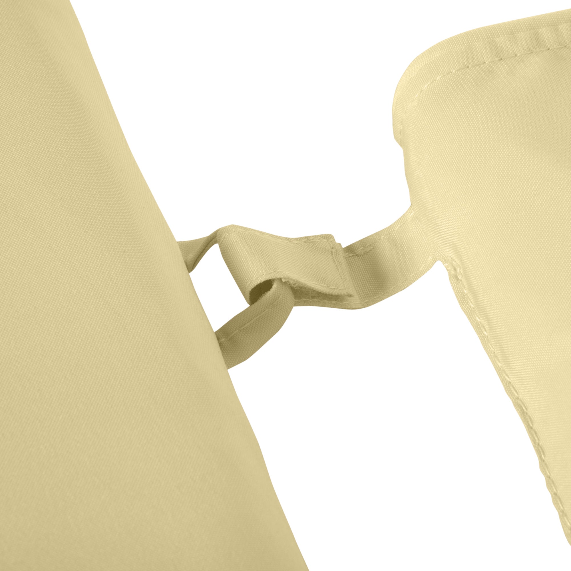 Lounger Cushion, Garden Lounger Upholstery, Polyester Cotton, Cream White