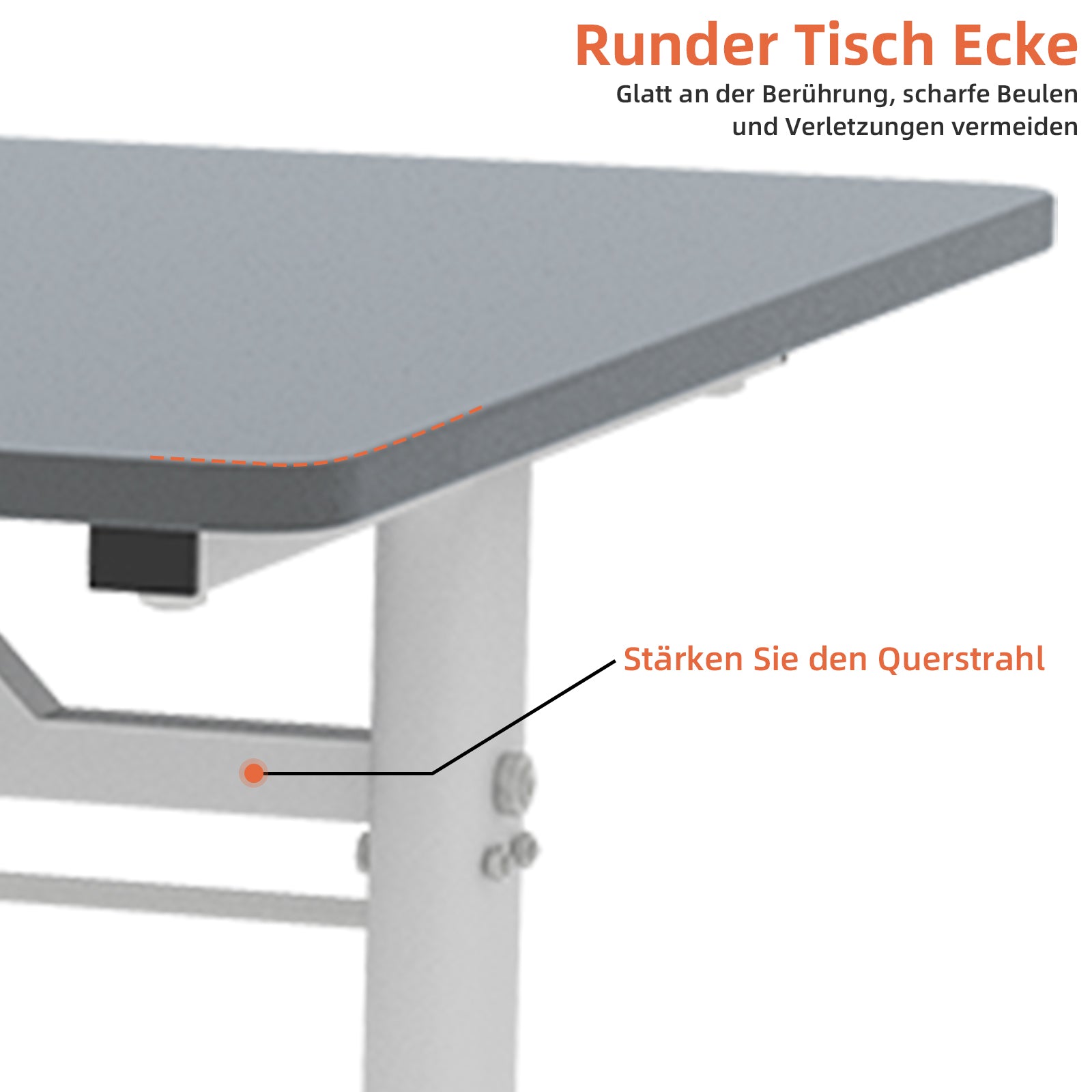 Adjustable Study Desk: Height-Adjustable, Multi-Purpose Home/Office Desk, Compact Design