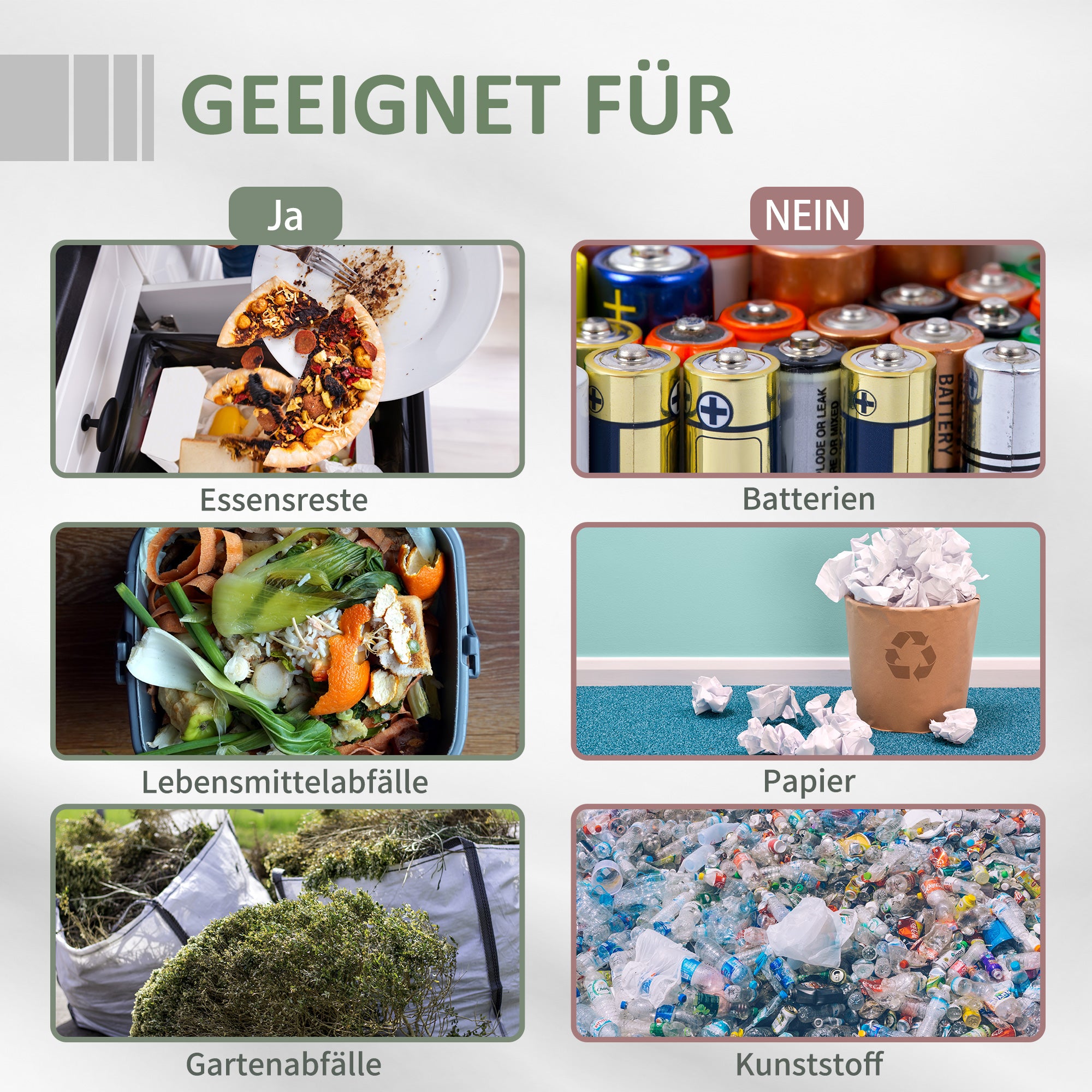 Drum Composter 160L, 2 Chambers, Rotatable, Black