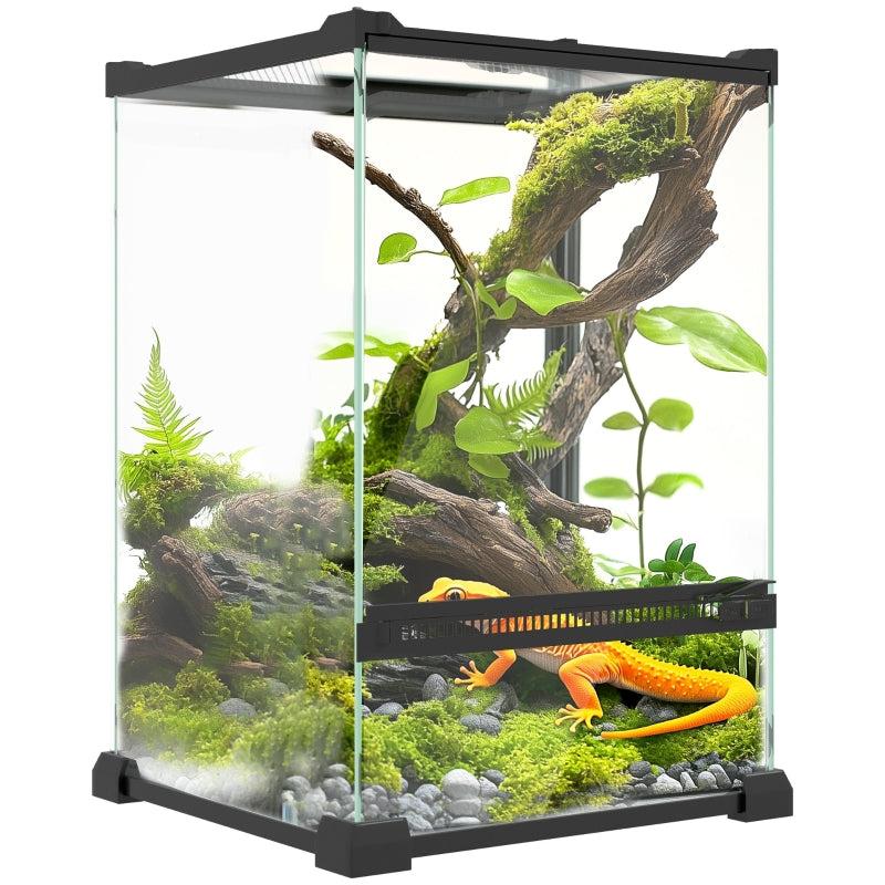 12L Vivarium Anti-Escape Design, Ventilation for Lizards, Frogs, Snakes, Turtles, Tortoises