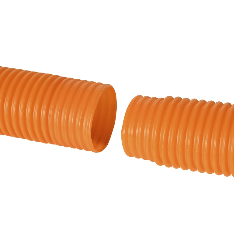 Dog Training Set Agility Jumping Ring Portable PE White + Orange