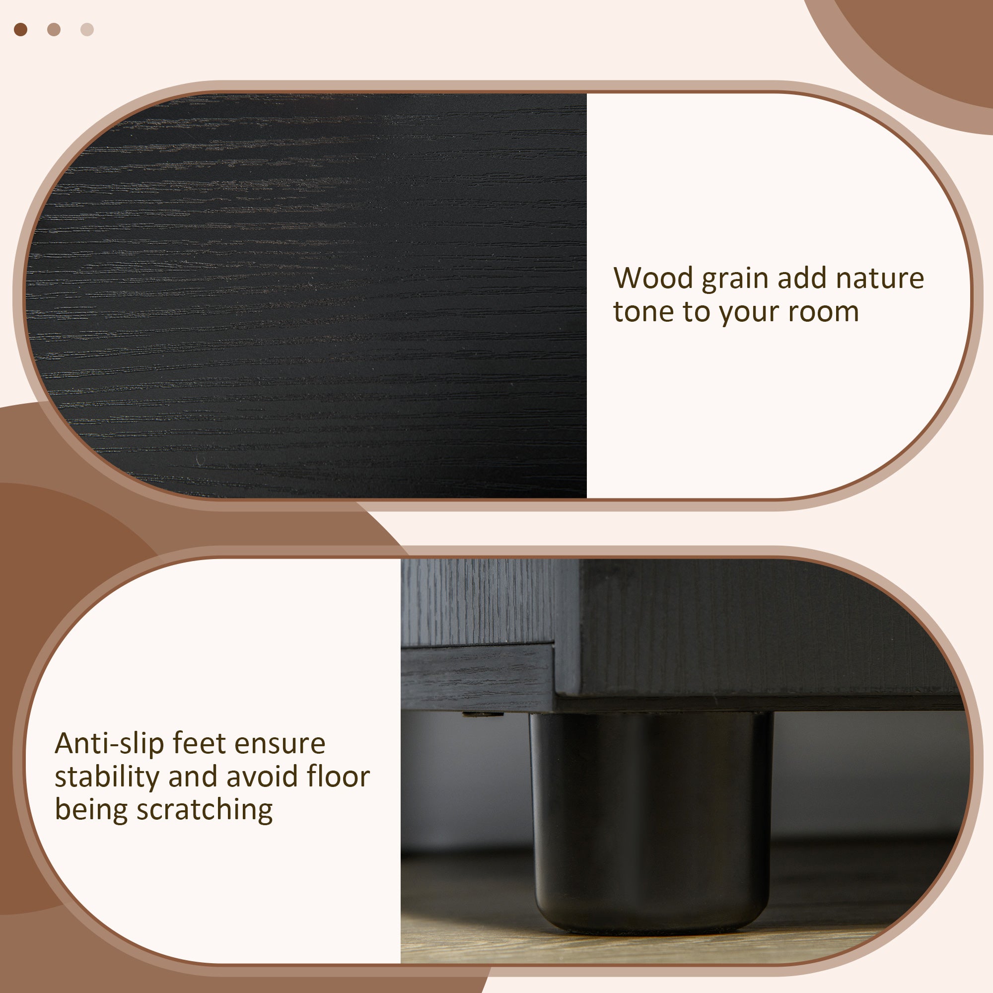 Two-Tier Office Storage Cabinet Locking Black