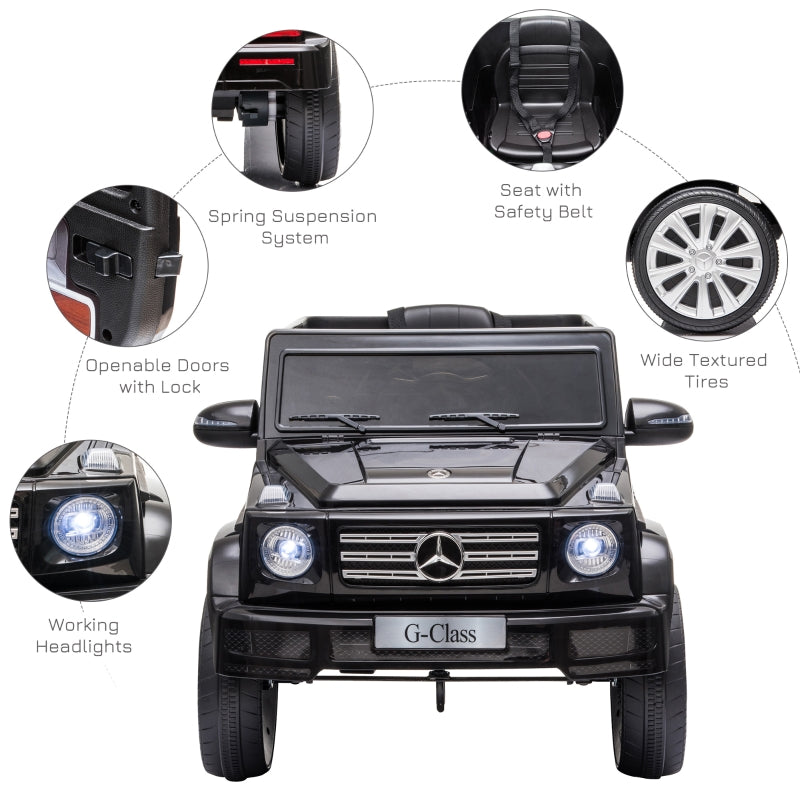Mercedes Benz G500 12V Electric Ride On Car Toy with Remote Control