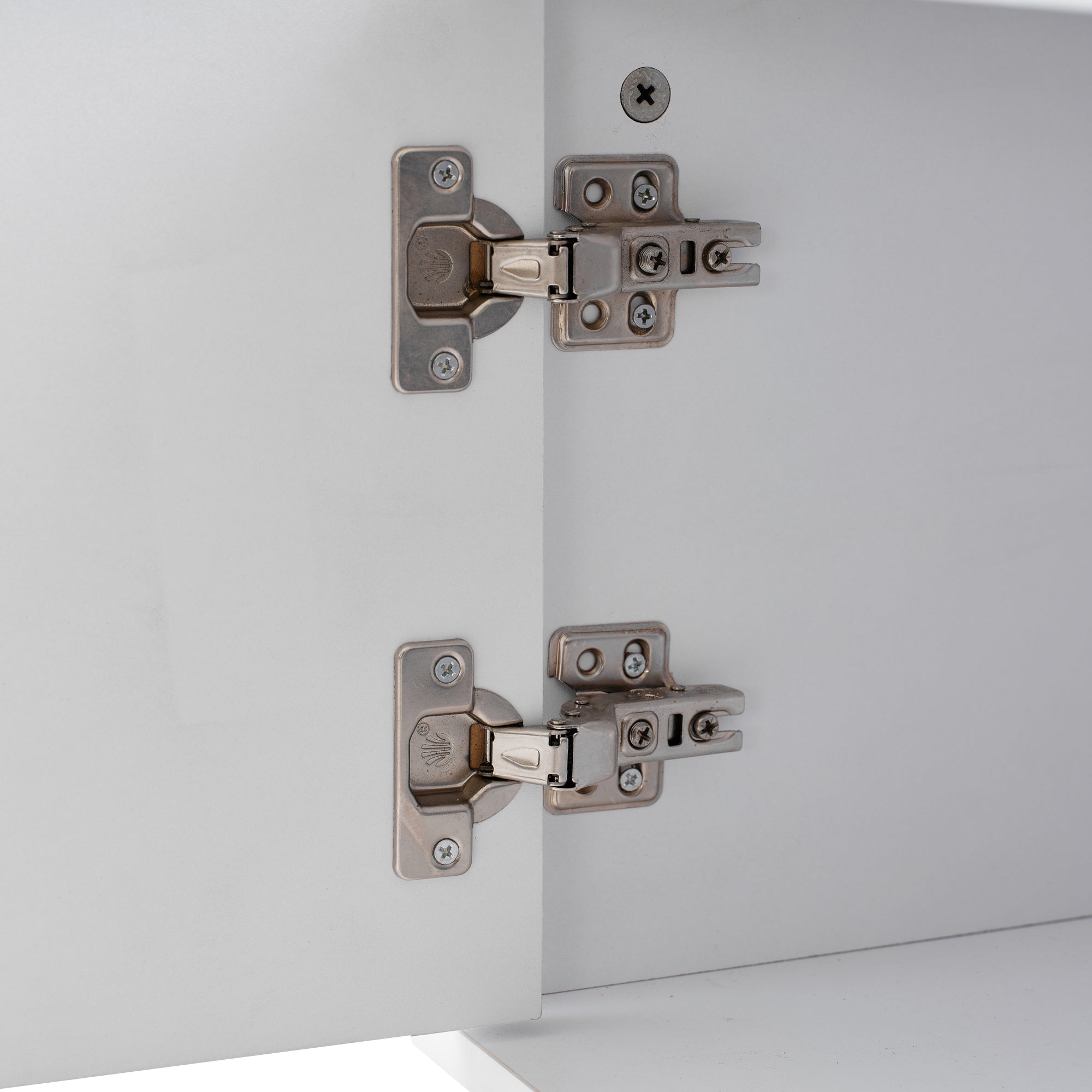 TV Cabinet, Modern Bohemian Abstract Geometric Lines, White, 200x40x51cm for 90-inch TVs